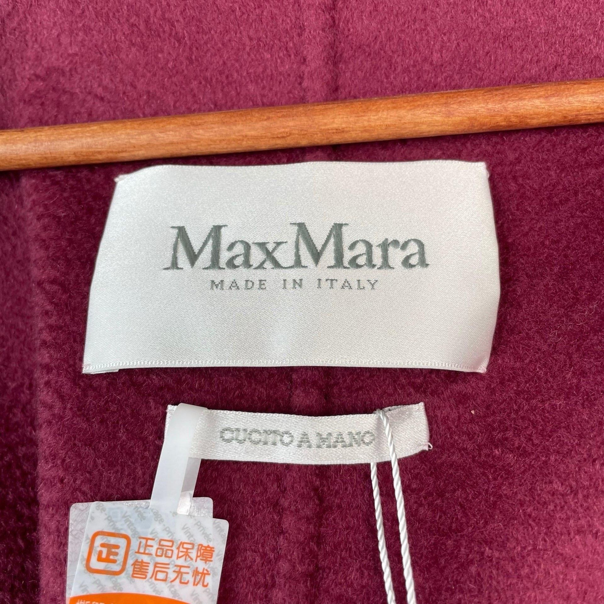 Max Mara Max Mara Red Coat L Women Size L / US 10 / IT 46 - 6 Thumbnail