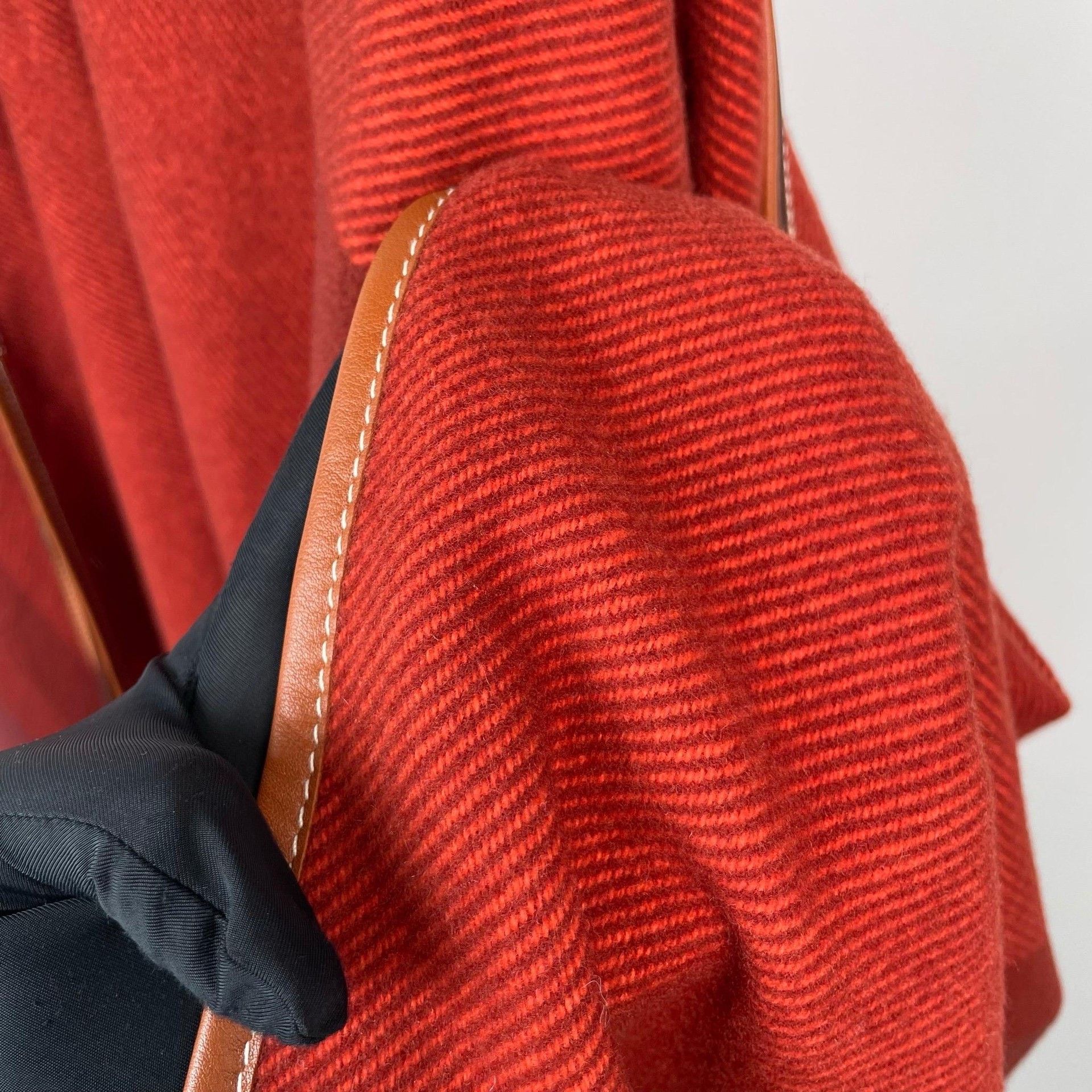 Hermes Hermes Red Scarf 25 Men Size ONE SIZE - 9 Thumbnail