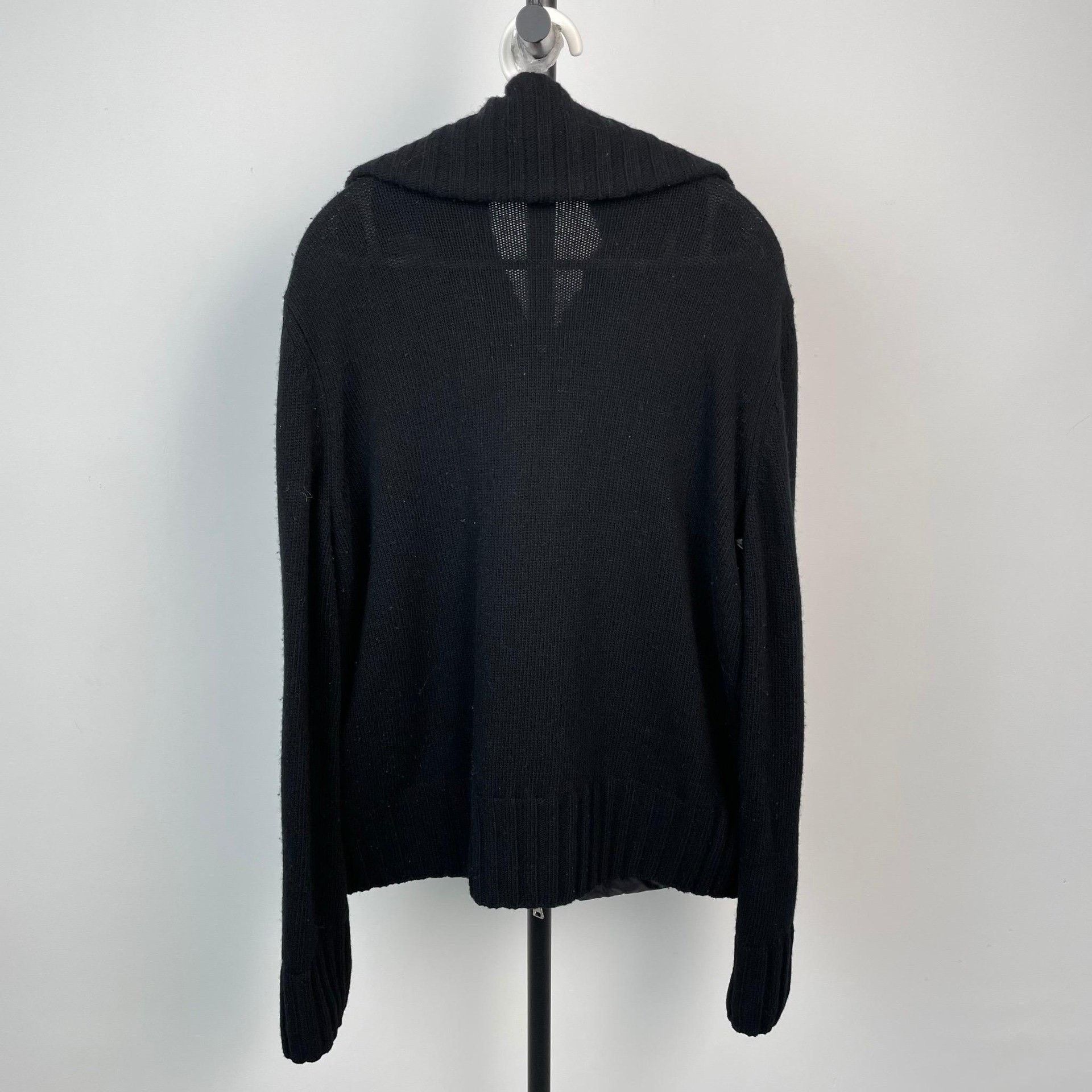 Moncler Moncler Knit Black Heavy Coat L Men Size US L / EU 52-54 / 3 - 2 Thumbnail