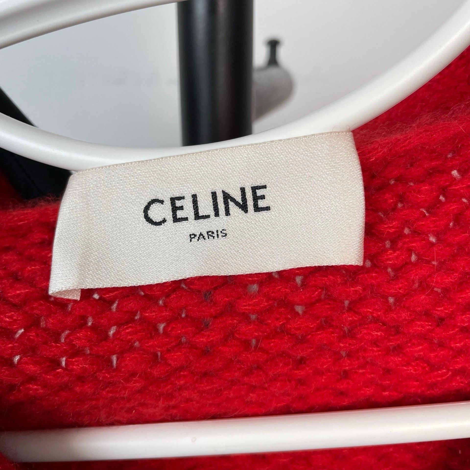 Celine Celine Velvet Red Sweater S Women Size S / US 4 / IT 40 - 5 Thumbnail
