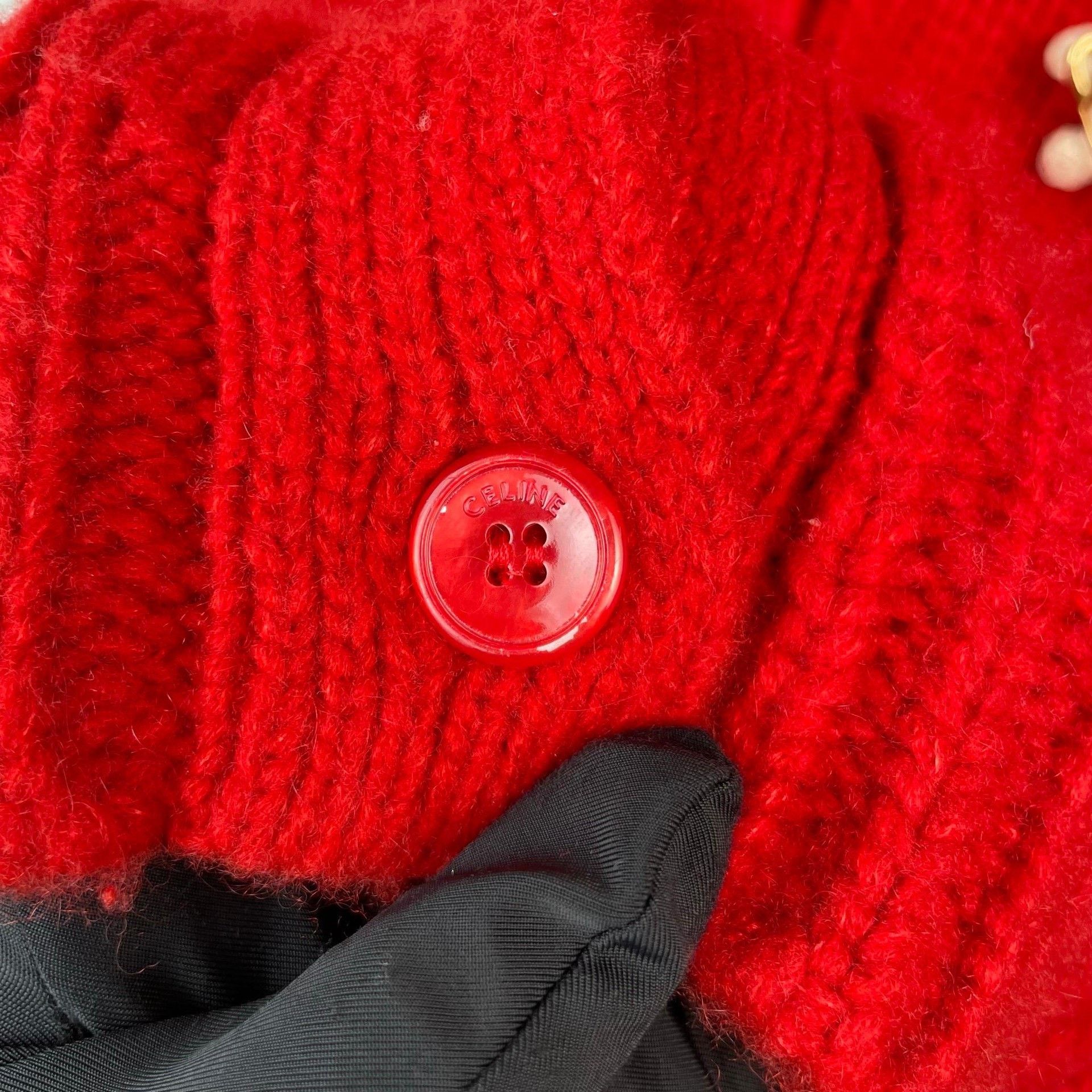Celine Celine Velvet Red Sweater S Women Size S / US 4 / IT 40 - 4 Thumbnail