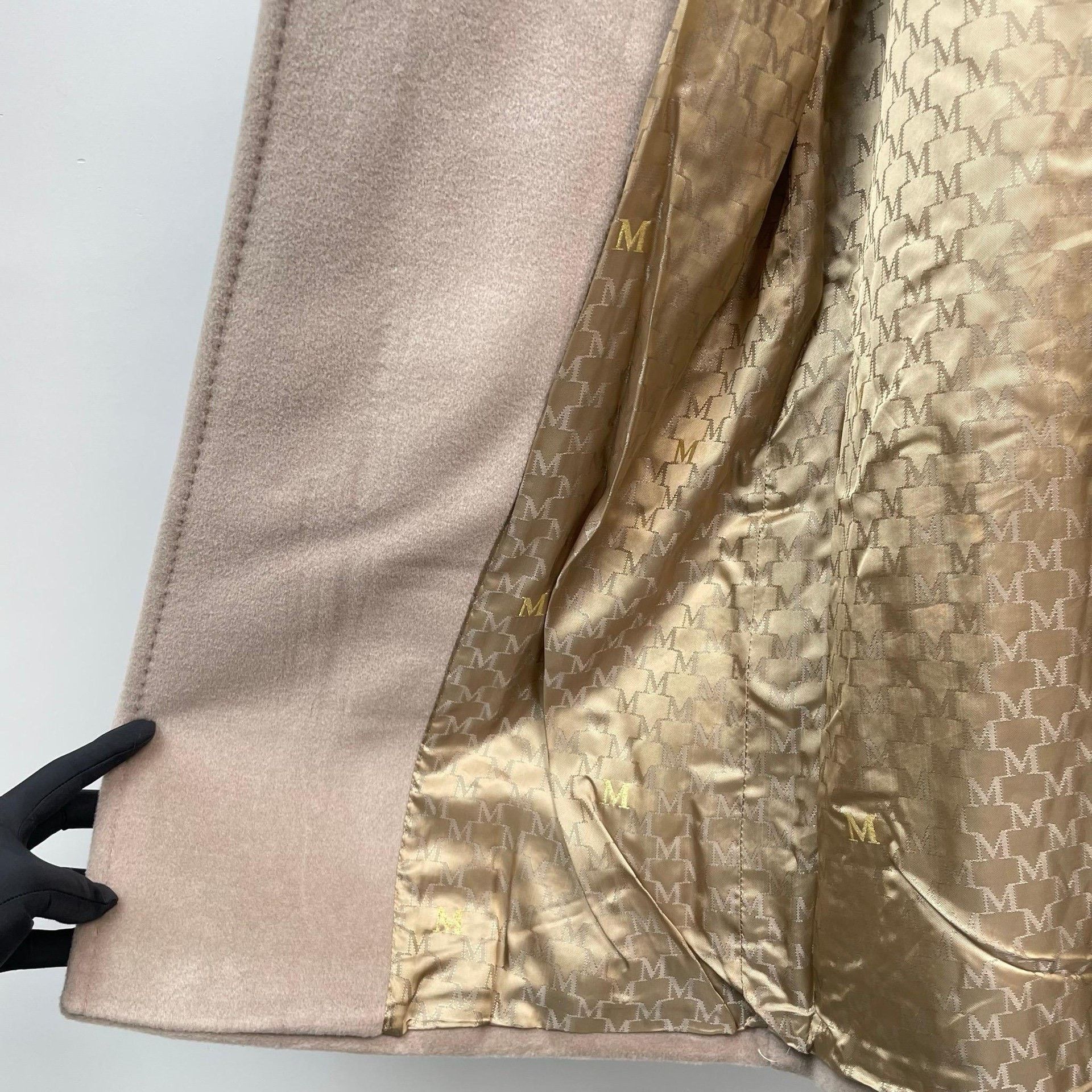 Max Mara Max Mara Long Beige Coat M Women Size M / US 6-8 / IT 42-44 - 3 Thumbnail