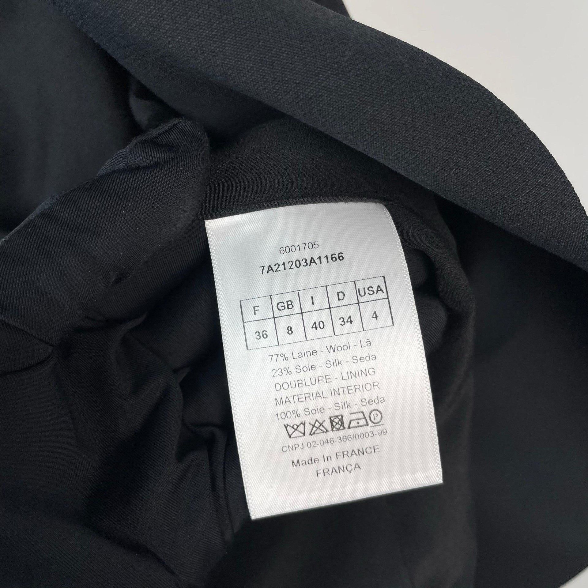 Dior Dior Black Jacket 36 Women Size S / US 4 / IT 40 - 7 Thumbnail