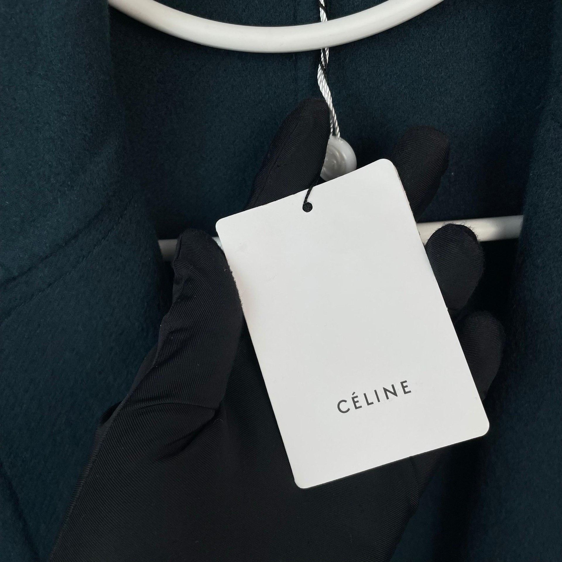 Celine Celine Long Green Coat 36 Women Size S / US 4 / IT 40 - 5 Thumbnail