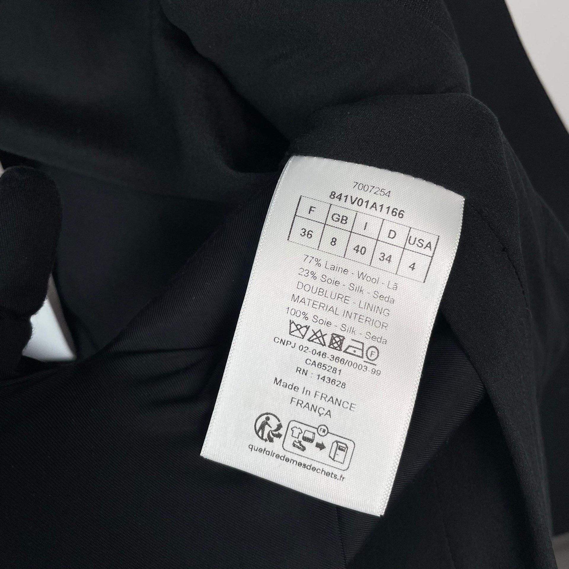 Dior Dior Black Jacket 36 Women Size S / US 4 / IT 40 - 7 Thumbnail