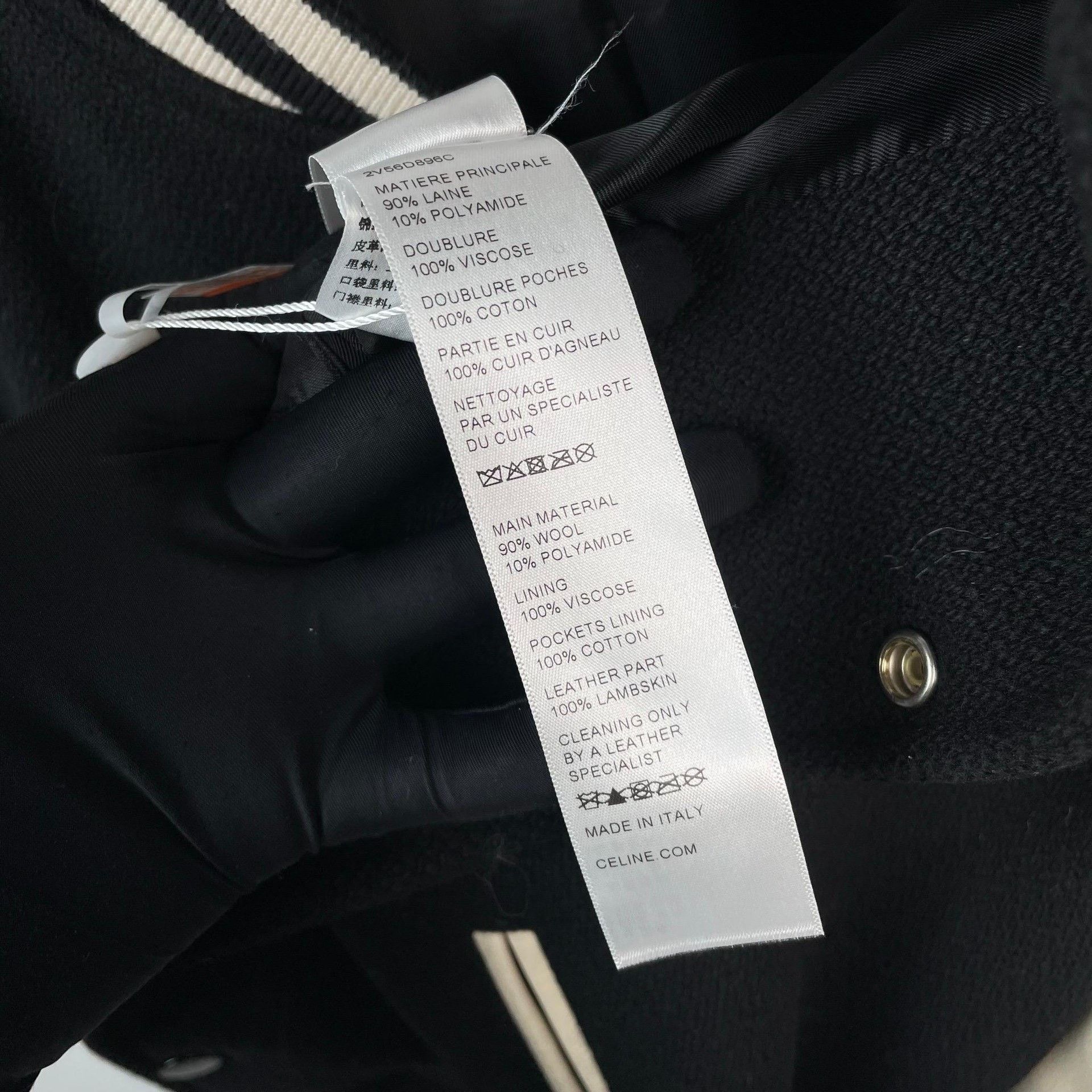 Celine Celine Patchwork Black Jacket XS Women Size XS / US 0-2 / IT 36-38 - 8 Thumbnail