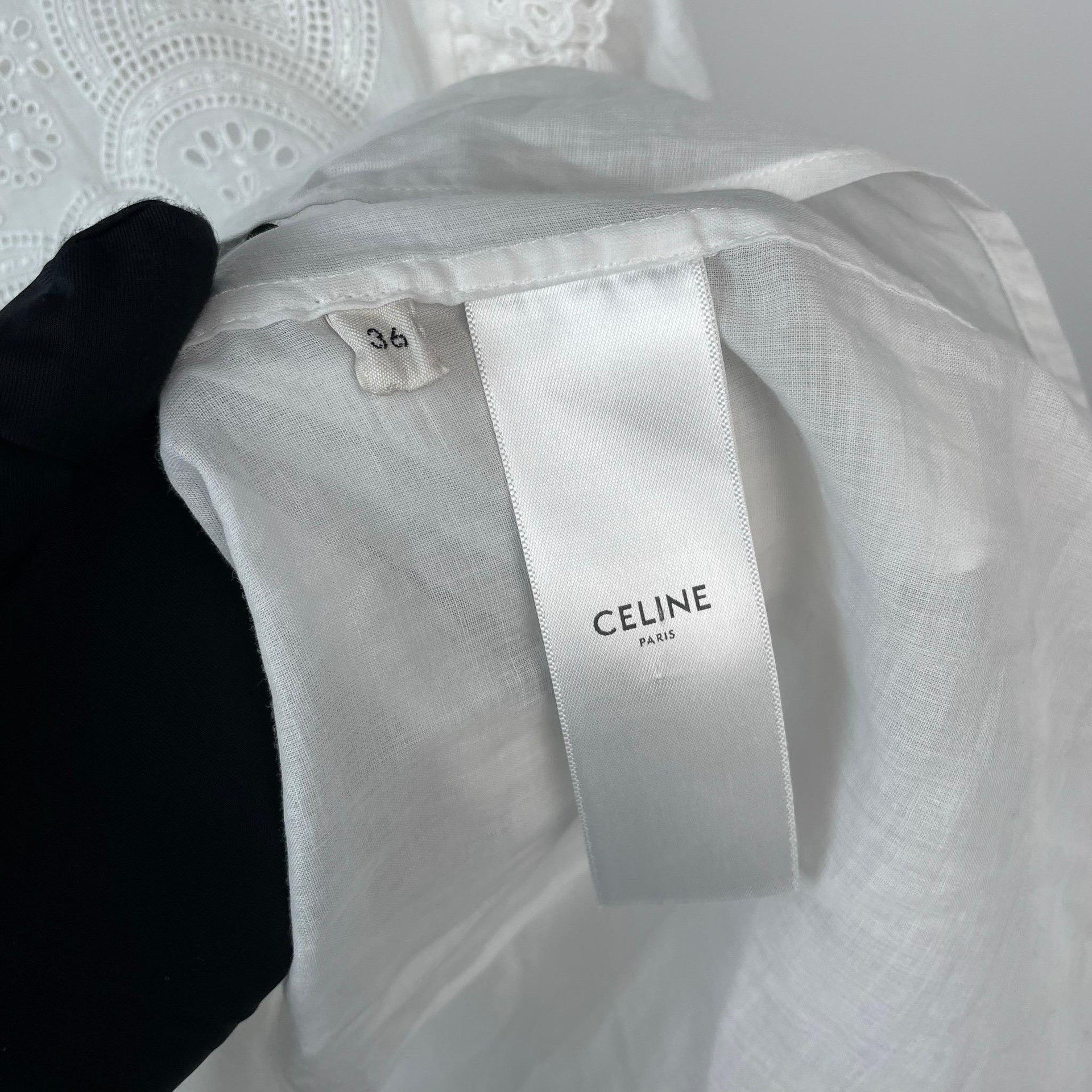 Celine Celine White Hoodie S Men Size US S / EU 44-46 / 1 - 7 Thumbnail