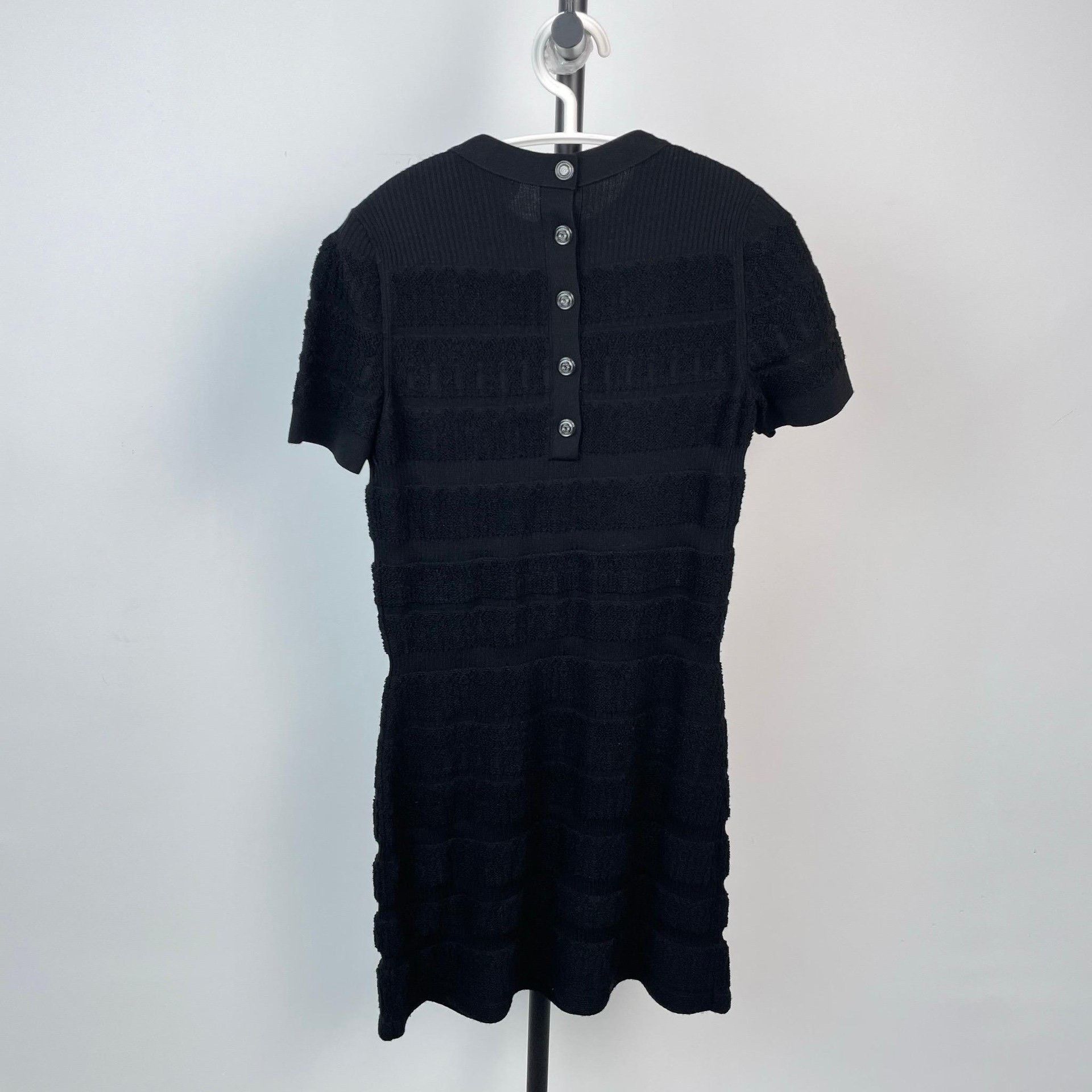 Chanel Chanel Knit Wool Black Dress 34 Women Size XS / US 0-2 / IT 36-38 - 3 Thumbnail