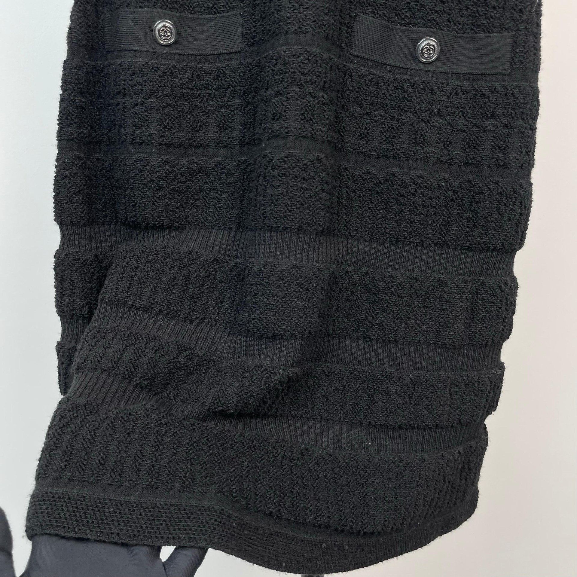 Chanel Chanel Knit Wool Black Dress 34 Women Size XS / US 0-2 / IT 36-38 - 6 Thumbnail