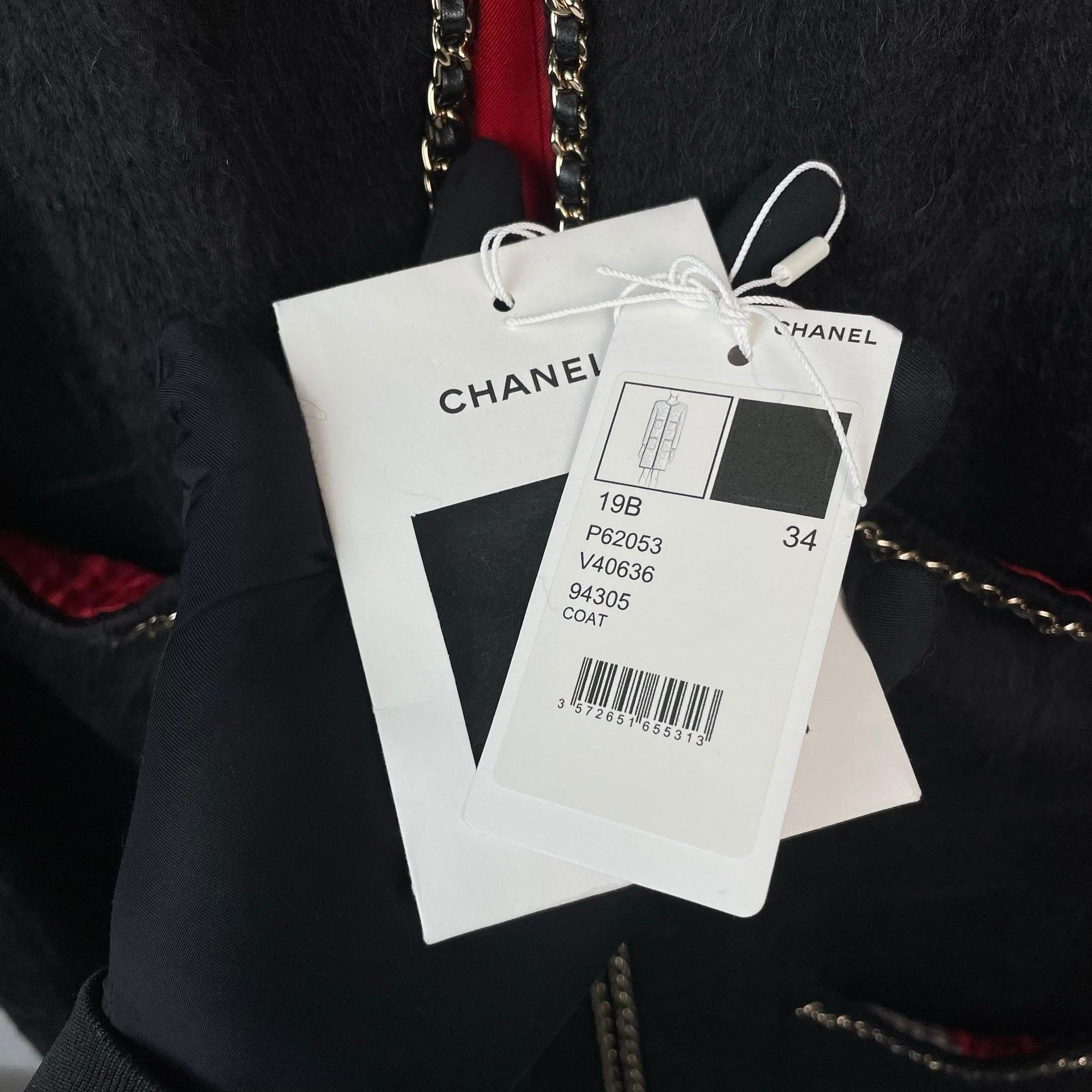 Chanel Chanel Black Heavy Coat 34 Men Size US XS / EU 42 / 0 - 2 Thumbnail