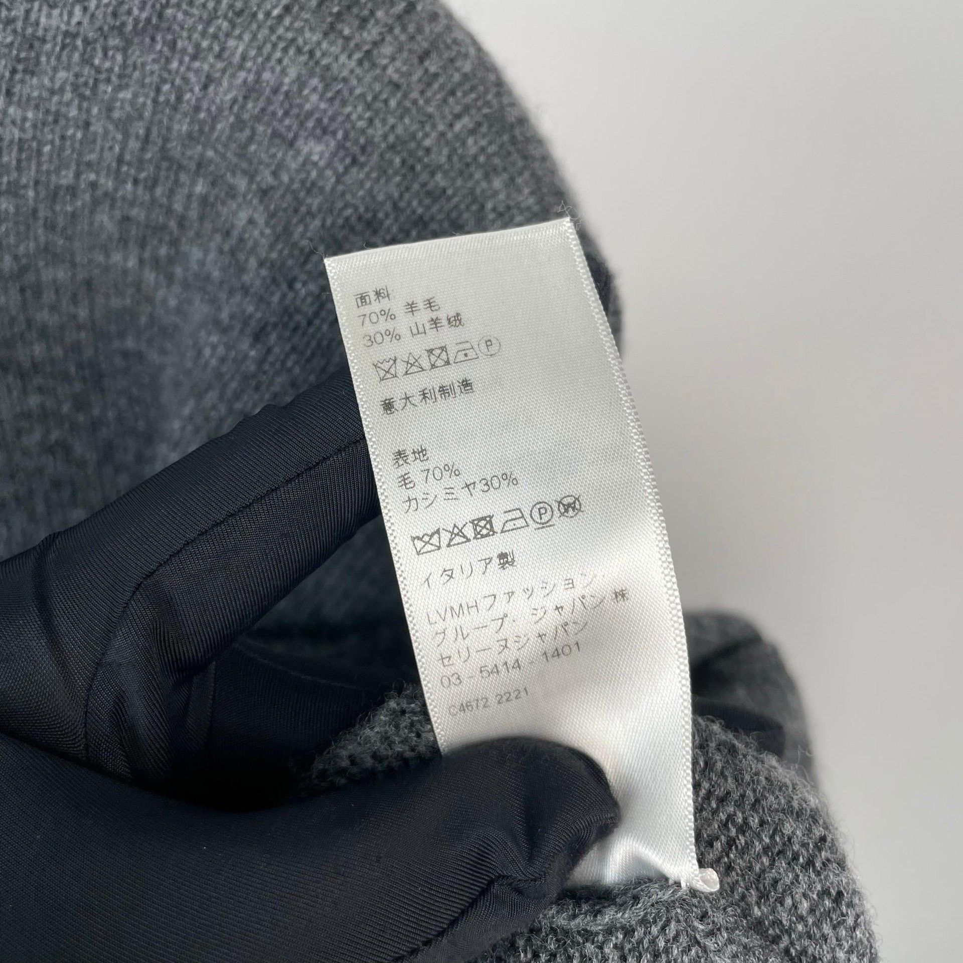 Celine Celine Knit Cropped Gray Sweater L Women Size L / US 10 / IT 46 - 7 Thumbnail