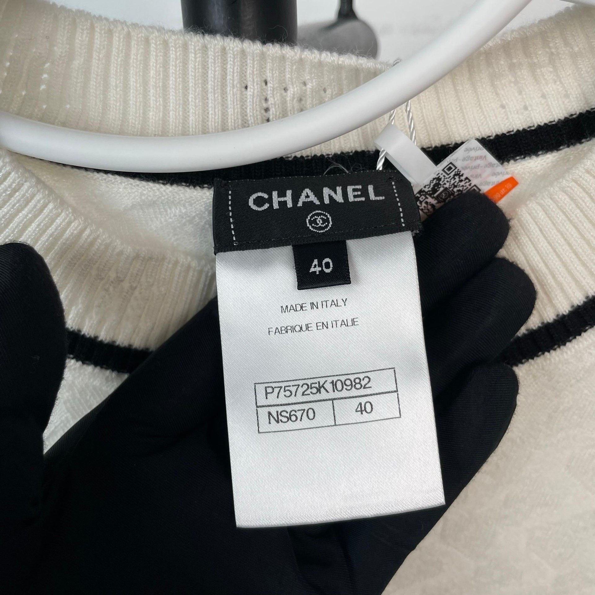 Chanel Chanel White Sweater 23 Women Size XS / US 0-2 / IT 36-38 - 6 Thumbnail