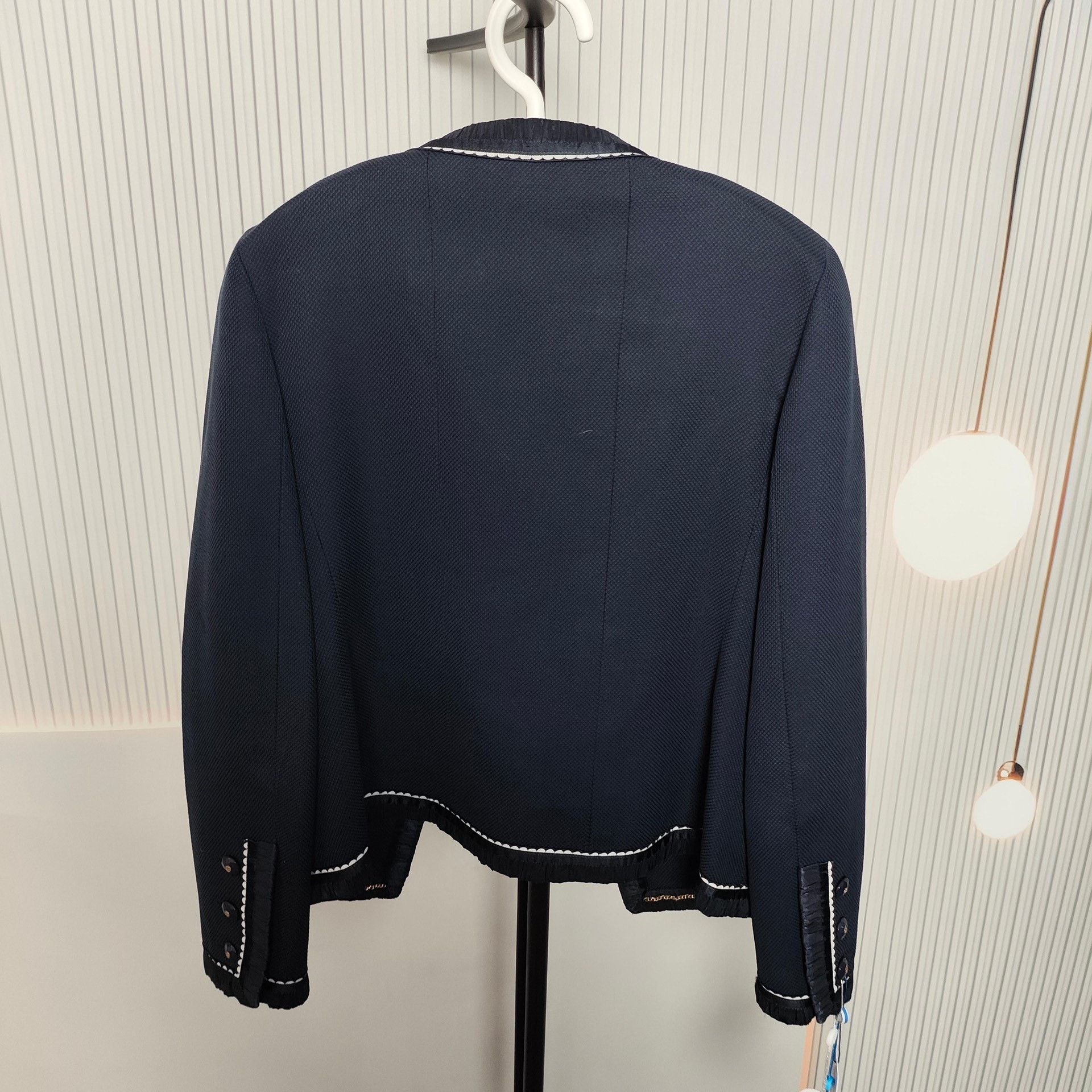 Chanel Chanel Vintage Blue Jacket 38 Women Size S / US 4 / IT 40 - 4 Thumbnail
