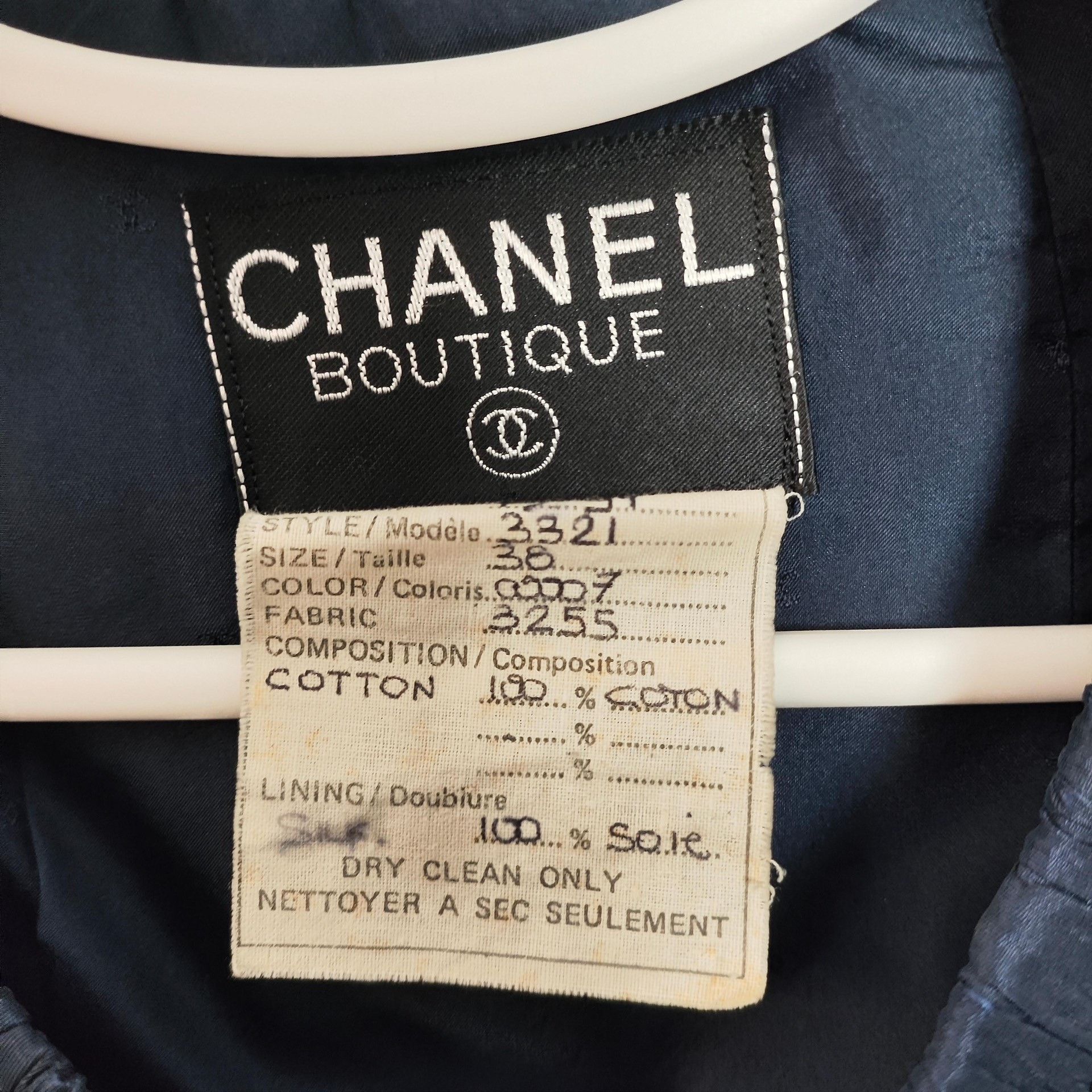 Chanel Chanel Vintage Blue Jacket 38 Women Size S / US 4 / IT 40 - 3 Thumbnail