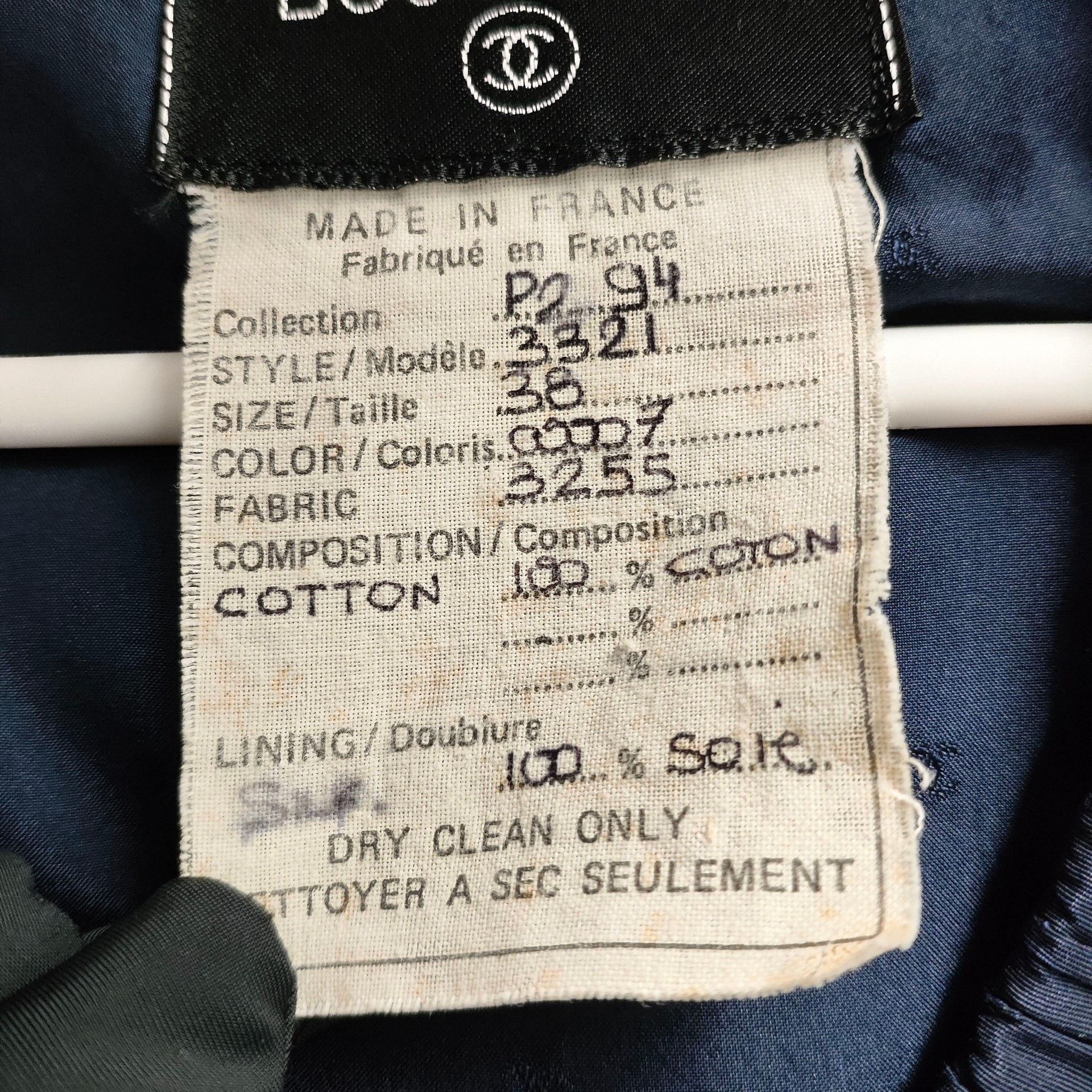 Chanel Chanel Vintage Blue Jacket 38 Women Size S / US 4 / IT 40 - 6 Thumbnail