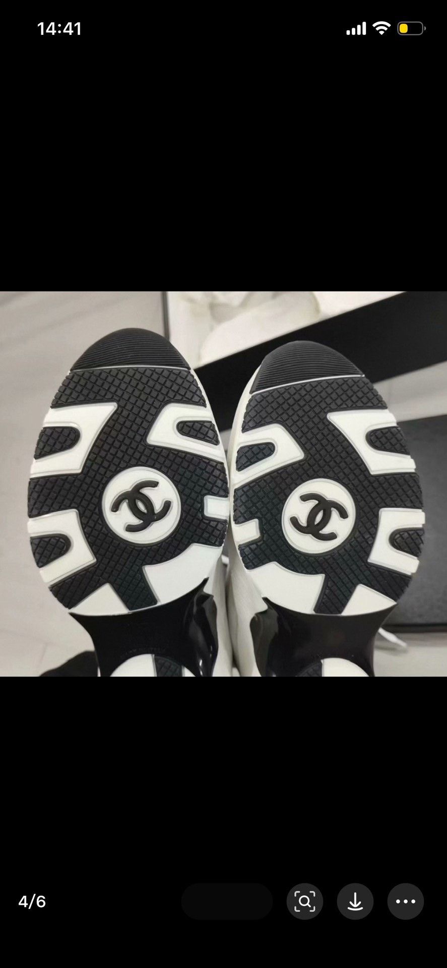 Chanel Chanel Black Lowtop Sneakers 26 Women Size US 8 / IT 38 - 4 Thumbnail