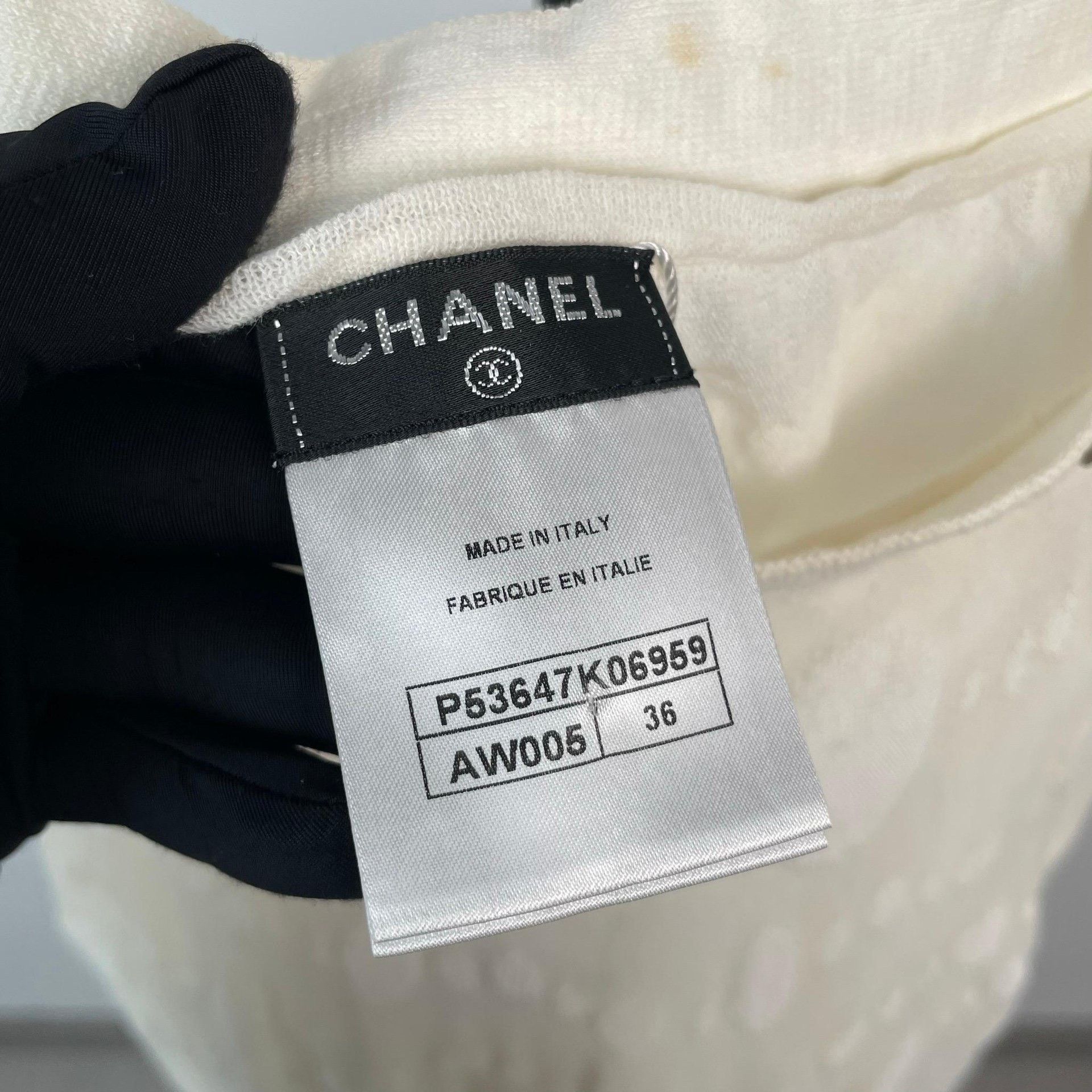 Chanel Chanel White Skirt 36 Women Size 36" / US 14 / IT 50 - 6 Thumbnail