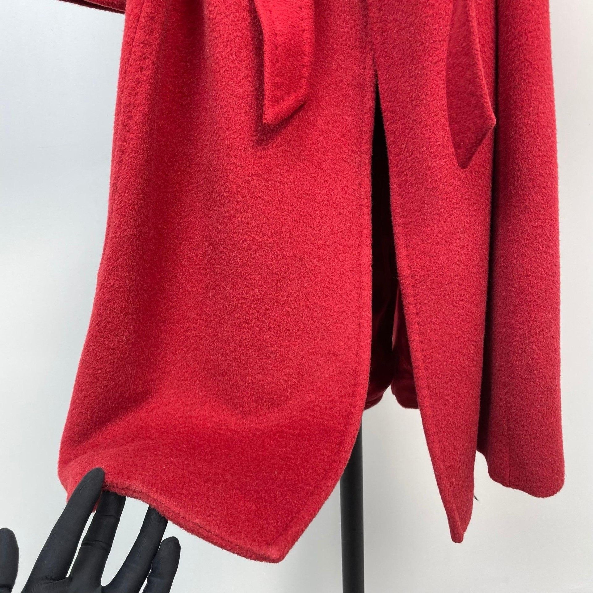 Max Mara Max Mara Long Red Coat 36 Women Size S / US 4 / IT 40 - 4 Thumbnail