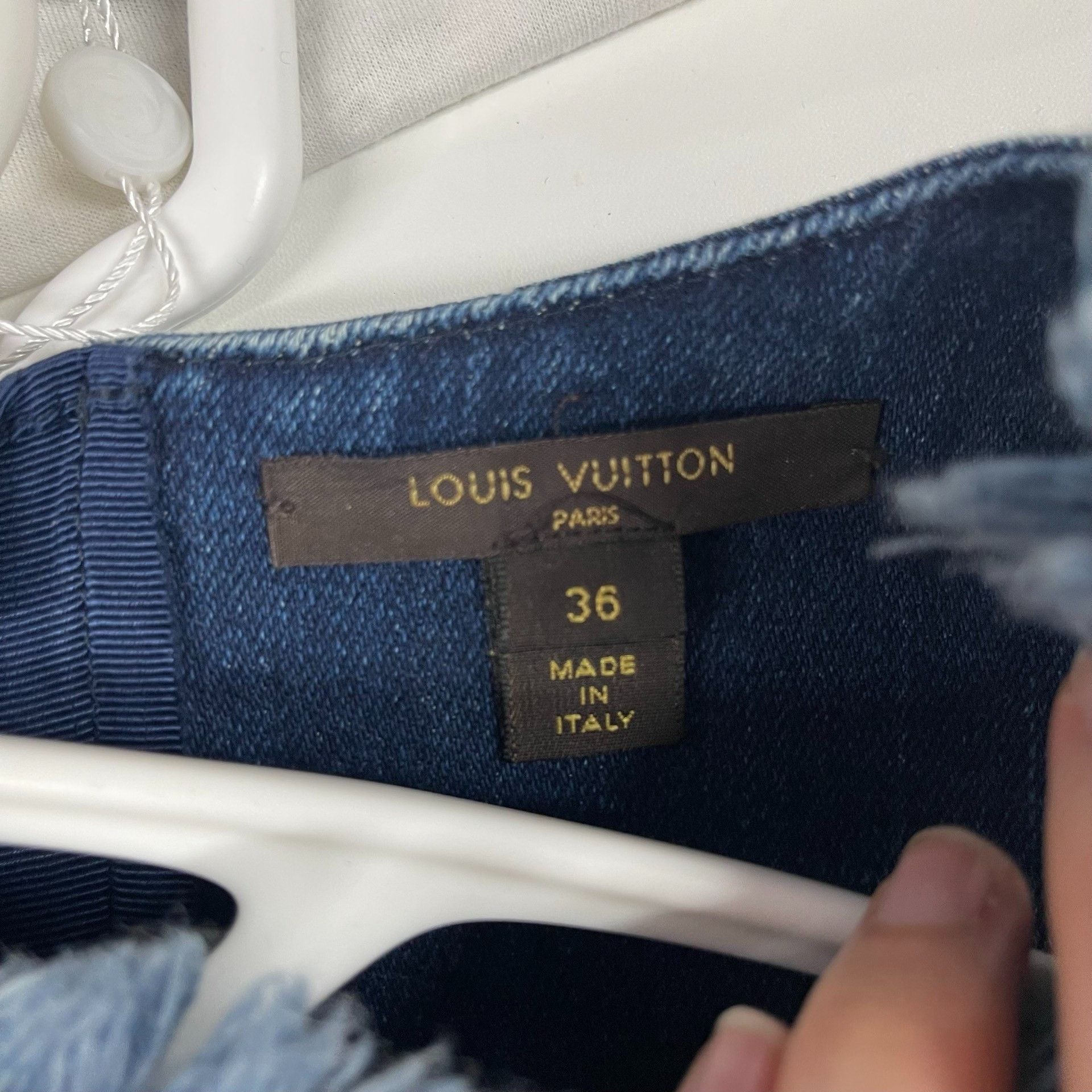 Louis Vuitton Louis Vuitton Blue Vest 36 Women Size S / US 4 / IT 40 - 3 Thumbnail