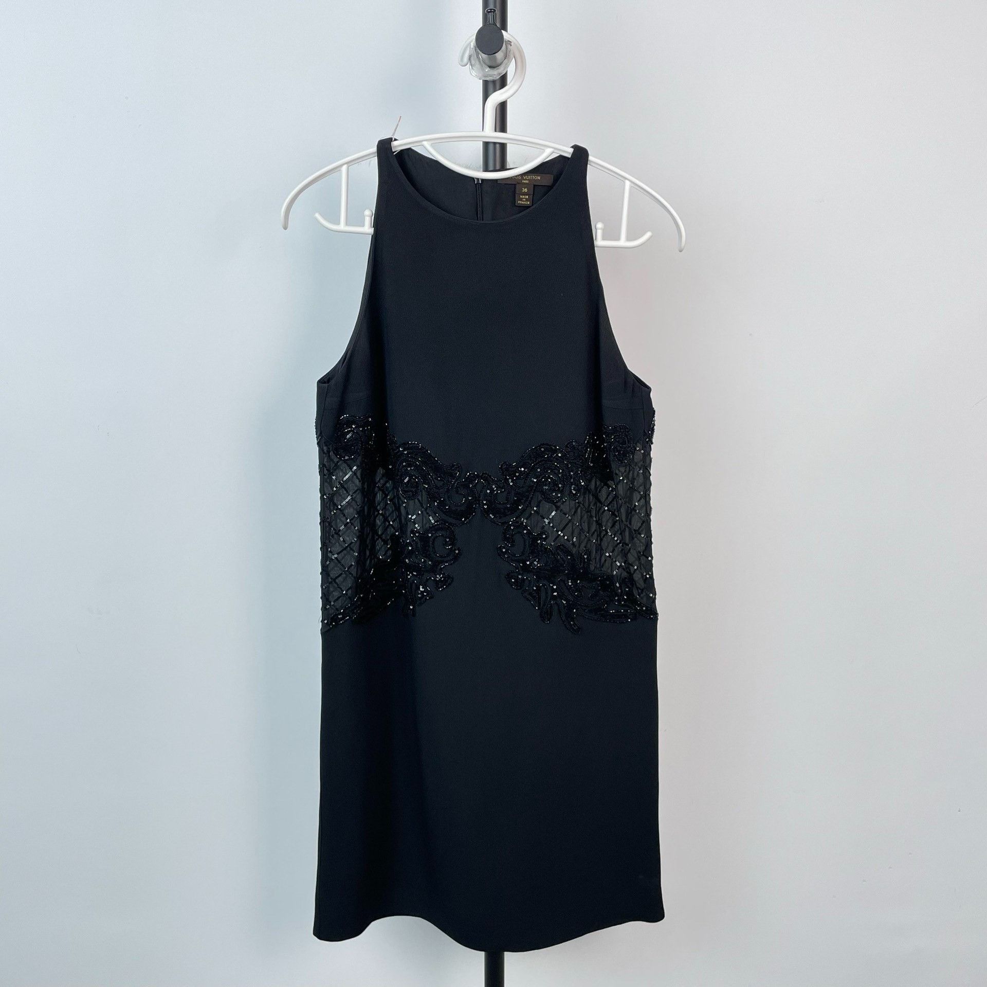Louis Vuitton Louis Vuitton Black Dress 36 Women Size S / US 4 / IT 40 - 8 Thumbnail
