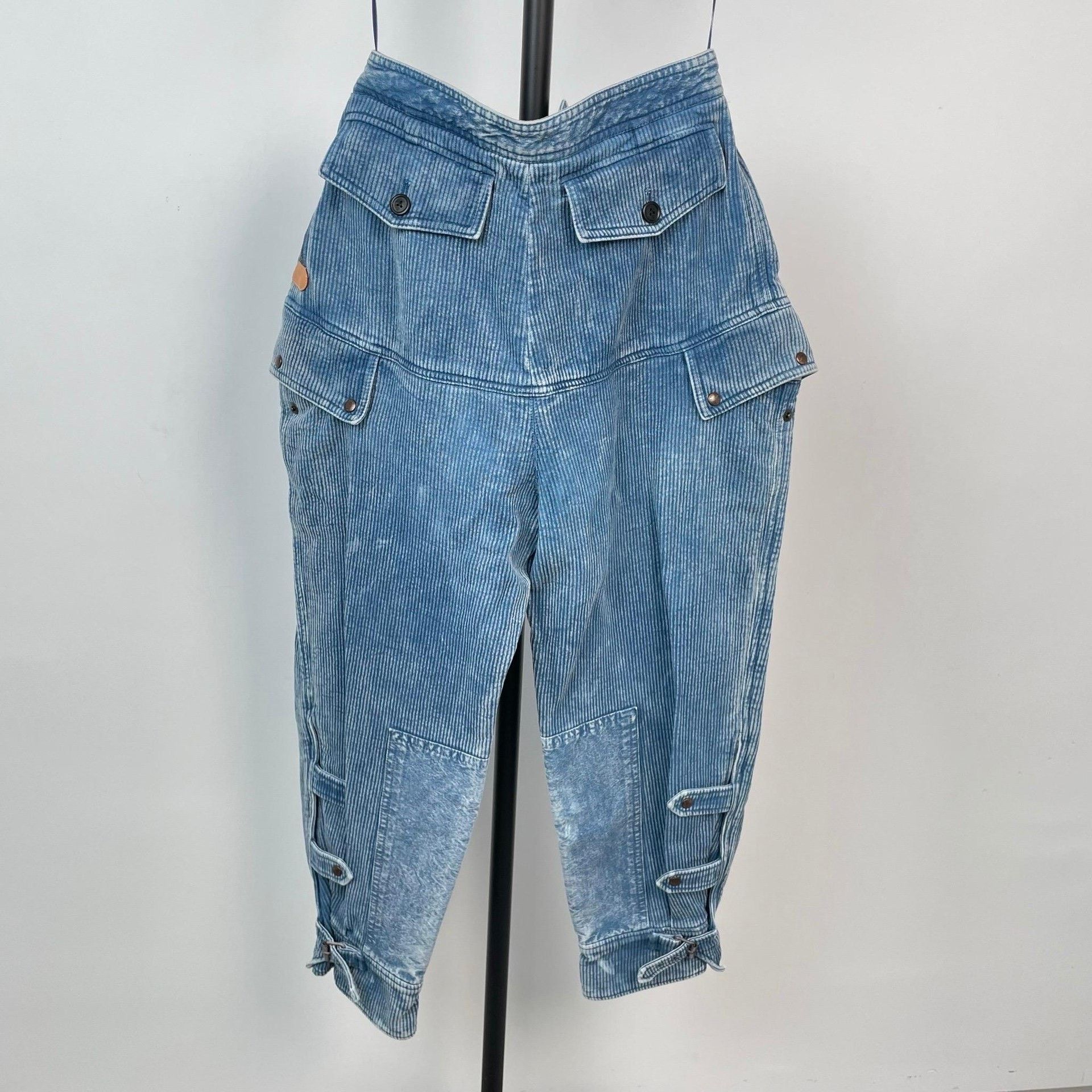 Louis Vuitton Louis Vuitton Corduroy Blue Casual Pants 36 Men Size US 36 / EU 52 - 2 Thumbnail