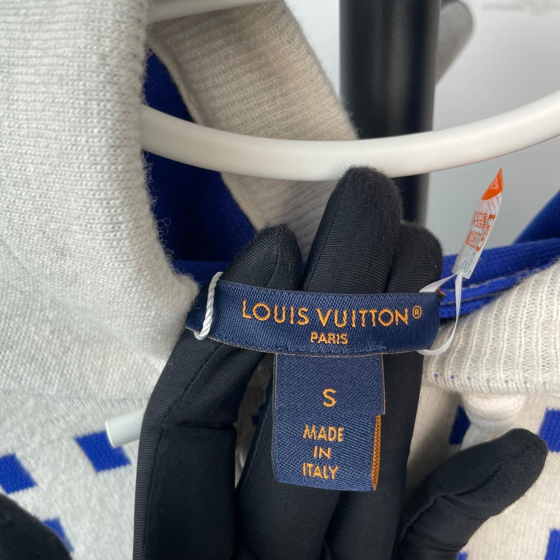 Louis Vuitton Louis Vuitton Blue Hoodie S Men Size US S / EU 44-46 / 1 - 6 Thumbnail