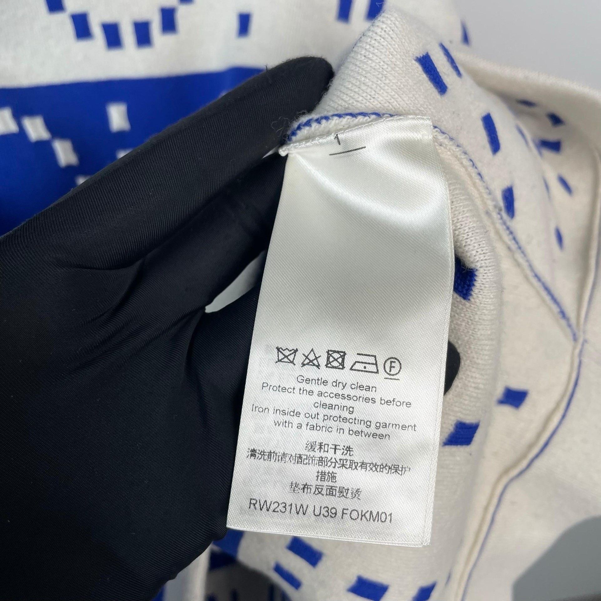 Louis Vuitton Louis Vuitton Blue Hoodie S Men Size US S / EU 44-46 / 1 - 8 Thumbnail