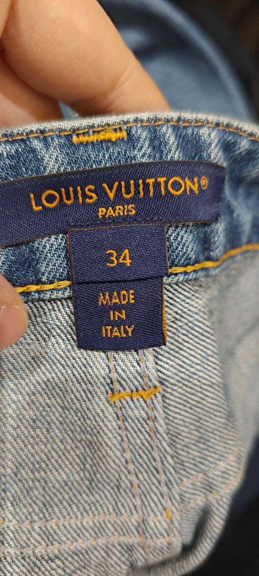 Louis Vuitton Louis Vuitton Blue Denim Jeans 24 Men Size US 32 / EU 48 - 2 Thumbnail