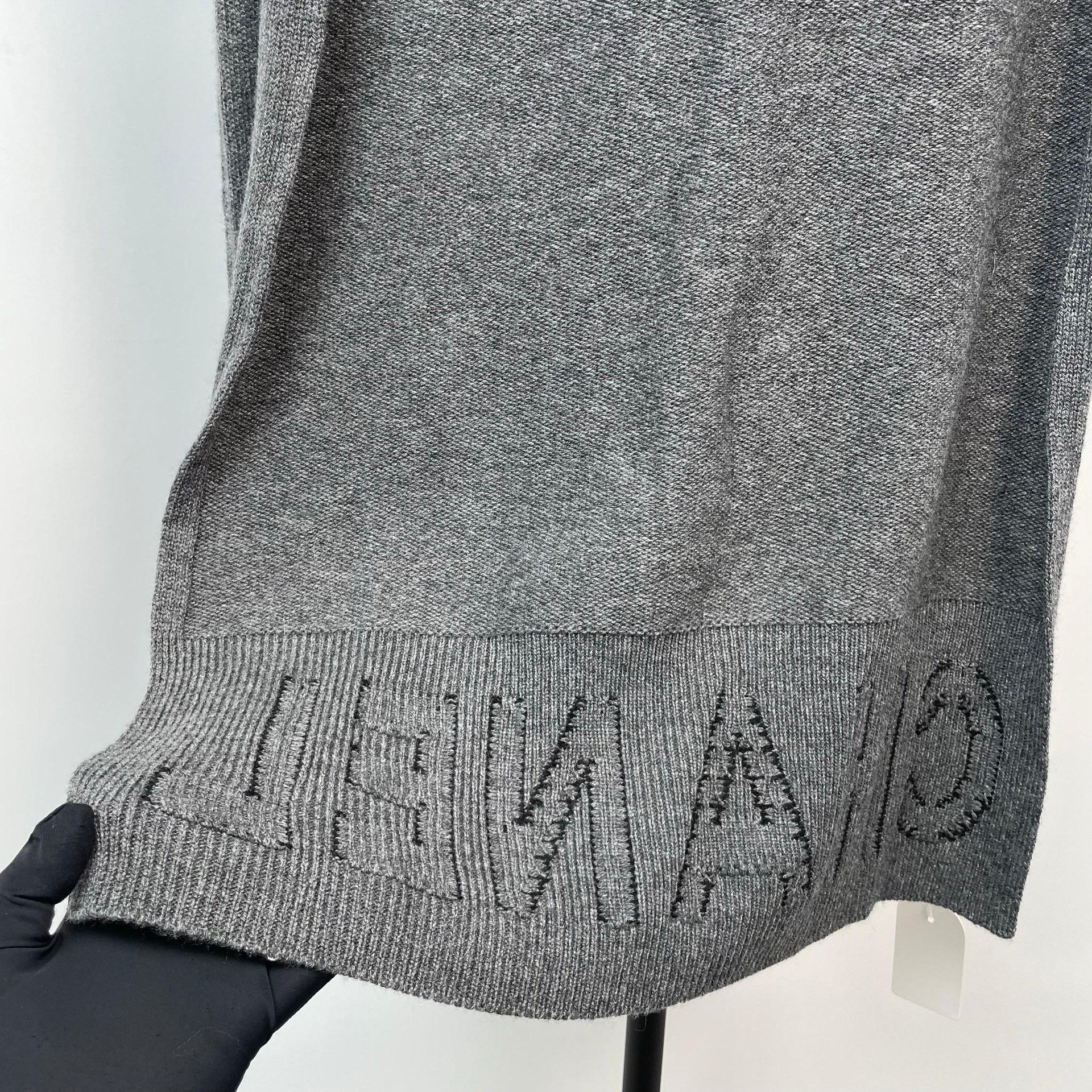 Chanel Chanel Gray Scarf L Men Size ONE SIZE - 4 Thumbnail