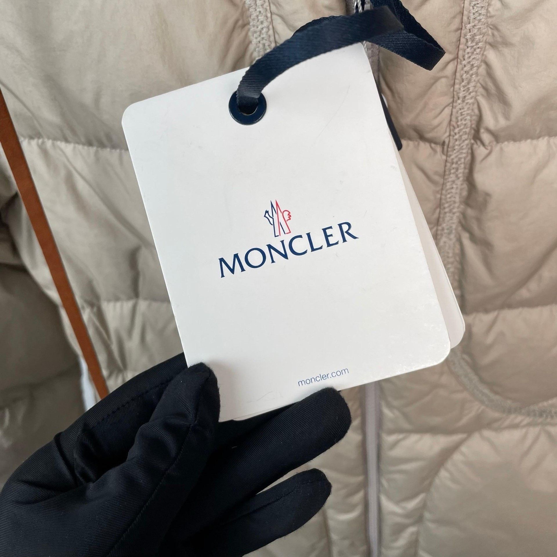 Moncler Moncler Down Long Beige Down Jacket S Women Size S / US 4 / IT 40 - 5 Thumbnail