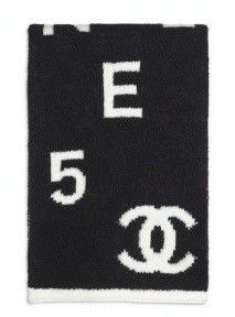 Chanel Chanel Black Scarf 30 Men Size ONE SIZE - 2 Thumbnail