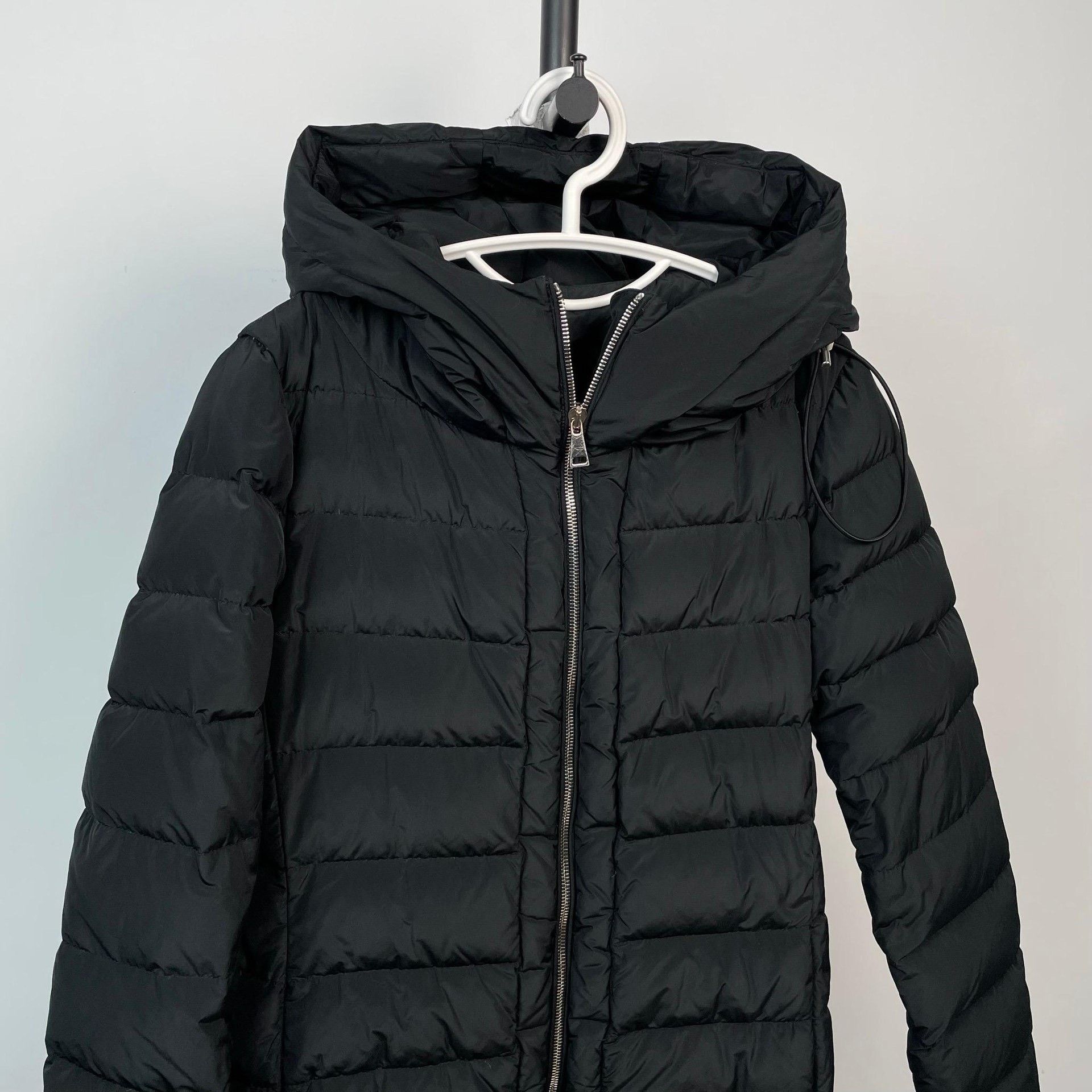 Moncler Moncler Down Long Black Down Jacket S Women Size S / US 4 / IT 40 - 3 Thumbnail