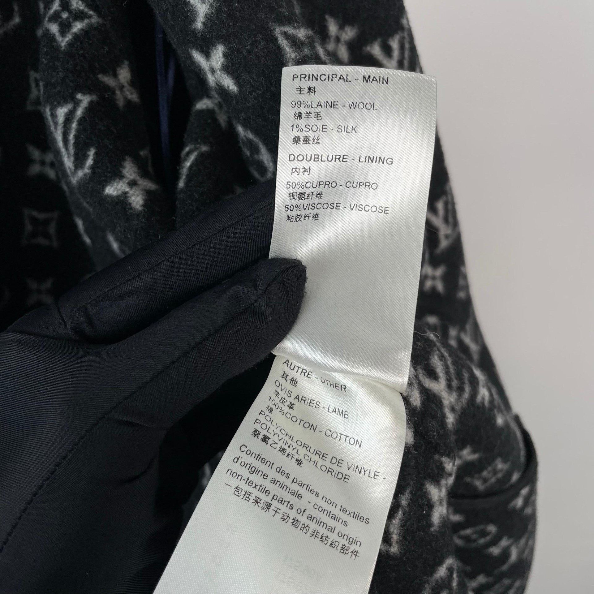 Louis Vuitton Louis Vuitton Black Heavy Coat 35 Men Size US S / EU 44-46 / 1 - 8 Thumbnail