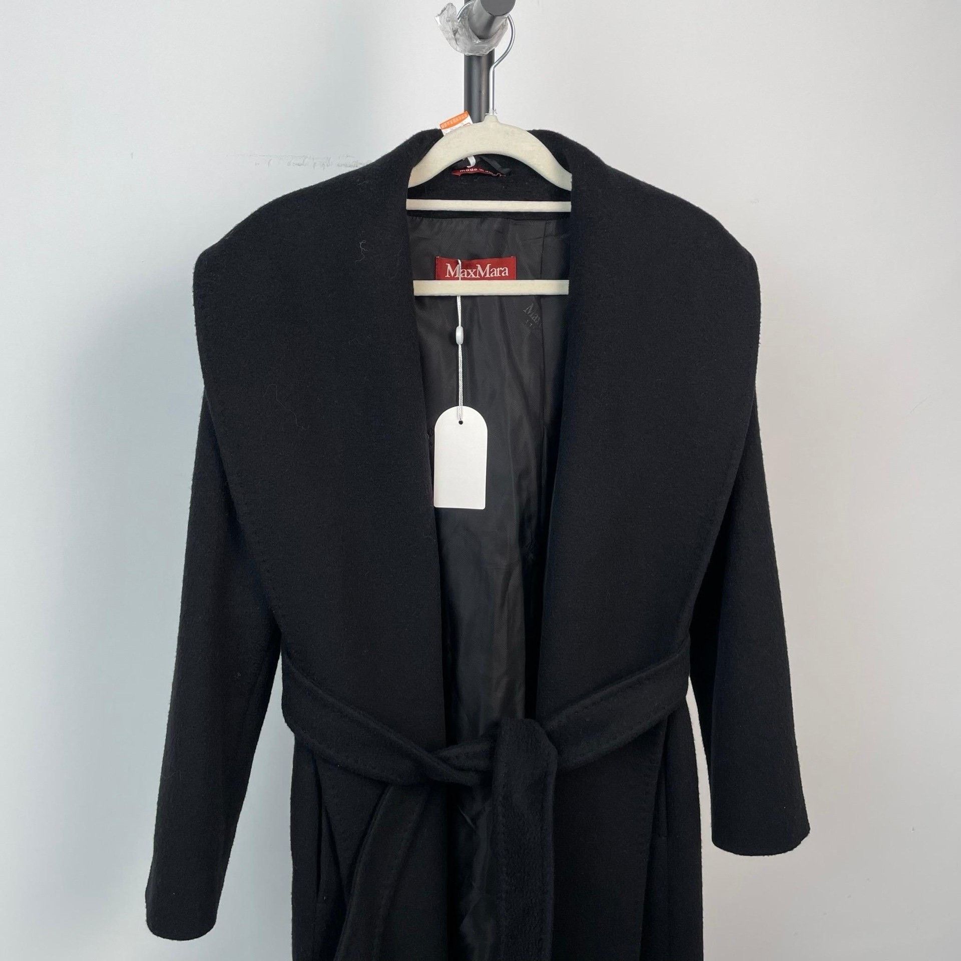Max Mara Max Mara Black Coat 34 Women Size XS / US 0-2 / IT 36-38 - 9 Thumbnail
