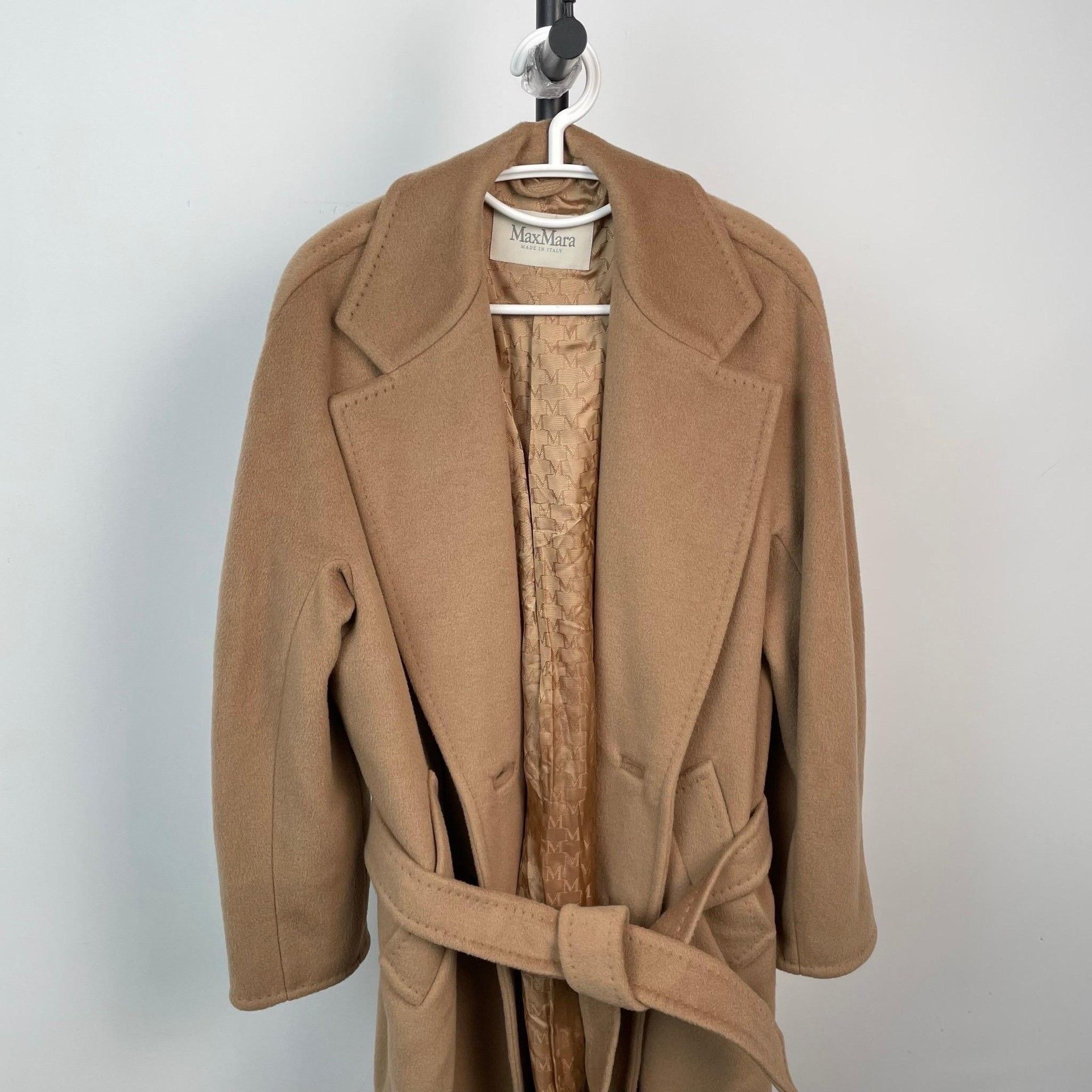 Max Mara Max Mara Wool Brown Coat 36 Women Size S / US 4 / IT 40 - 5 Thumbnail