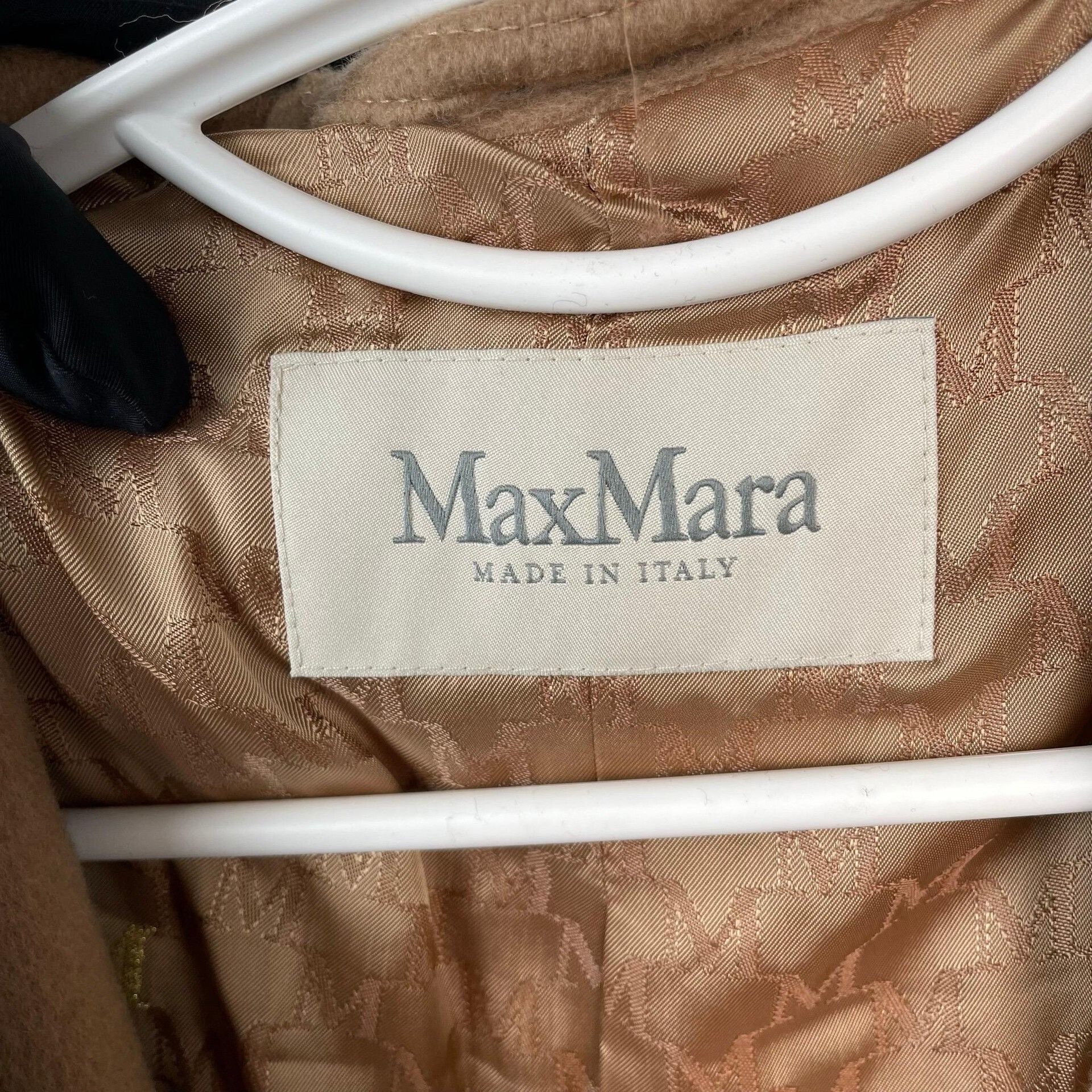 Max Mara Max Mara Wool Brown Coat 36 Women Size S / US 4 / IT 40 - 6 Thumbnail