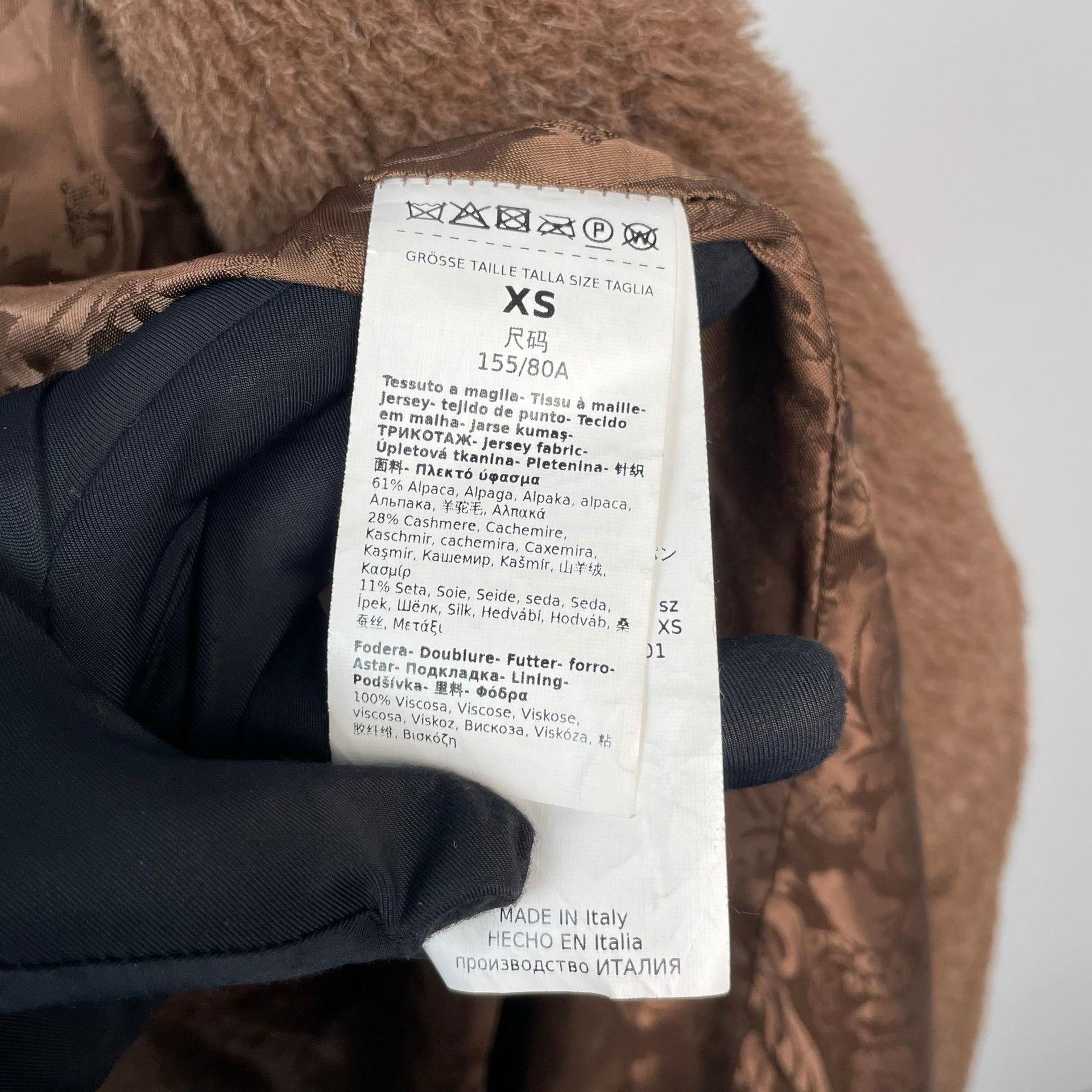 Max Mara Max Mara Long Brown Coat XS Women Size XS / US 0-2 / IT 36-38 - 6 Thumbnail