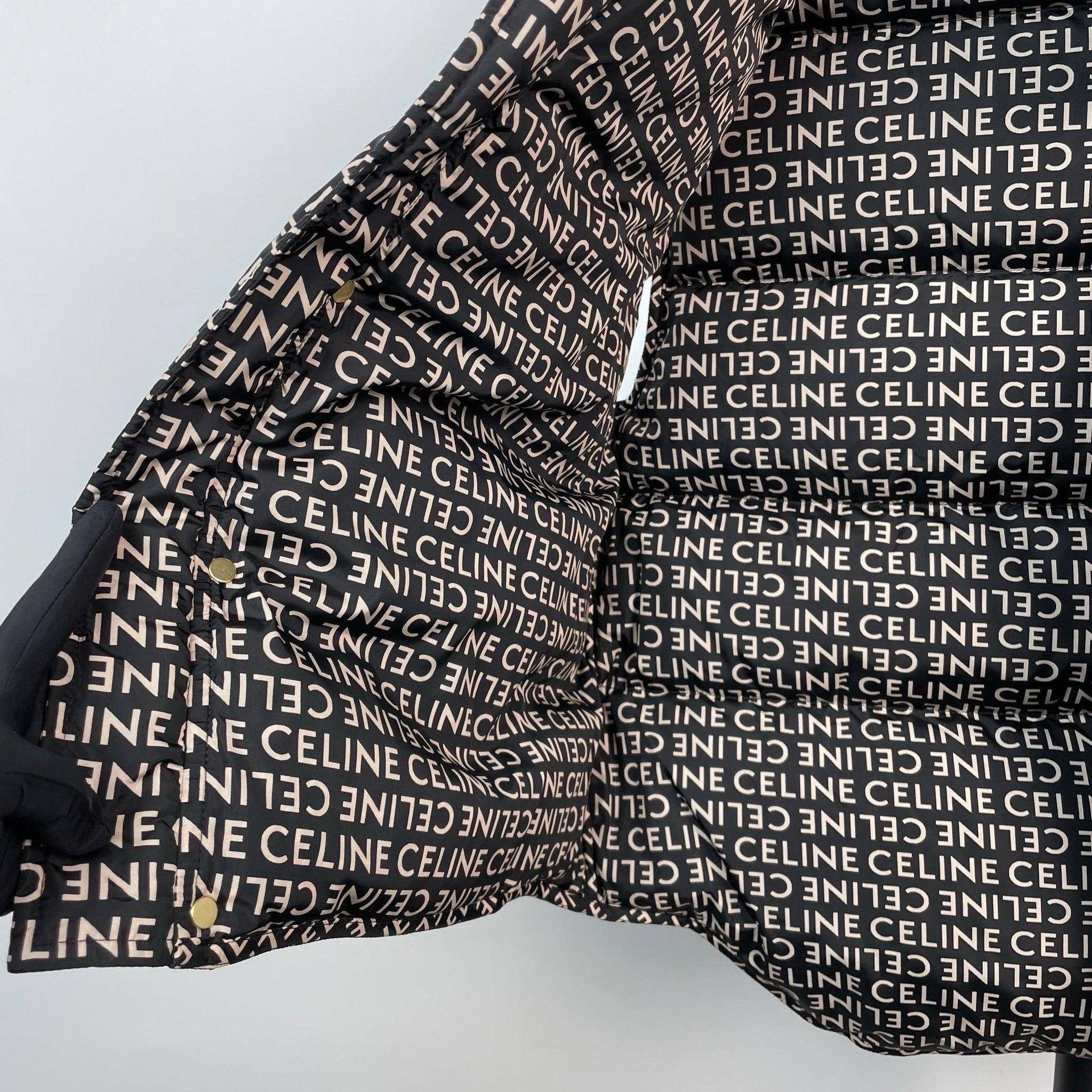 Celine Celine Retro Down Black Vest L Women Size L / US 10 / IT 46 - 4 Thumbnail