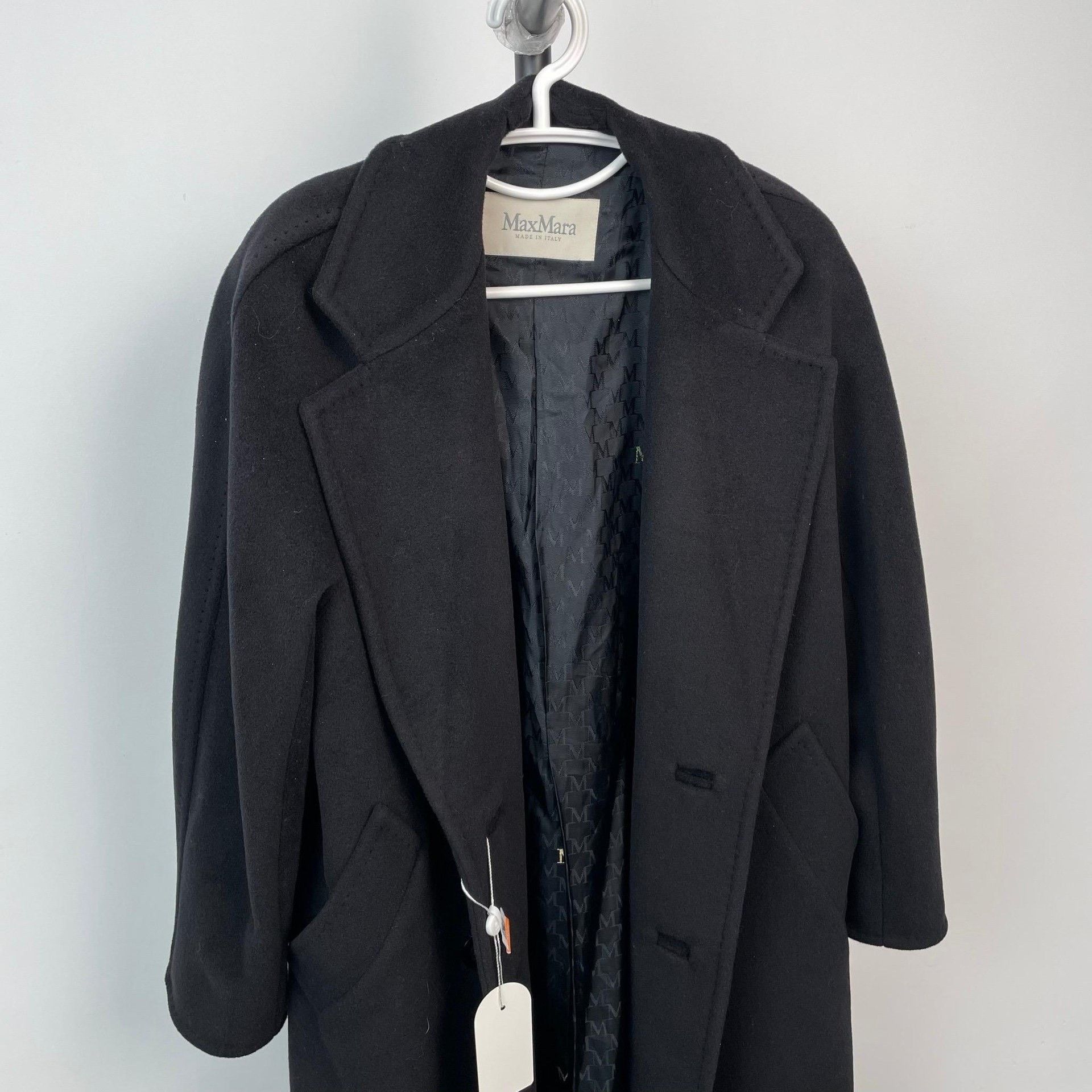Max Mara Max Mara Black Coat 34 Women Size XS / US 0-2 / IT 36-38 - 3 Thumbnail