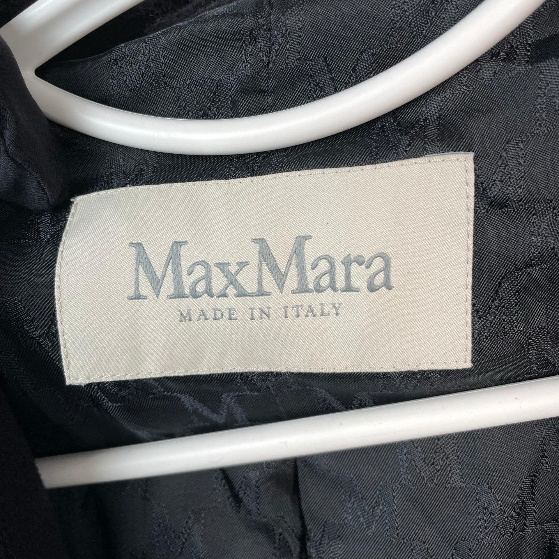 Max Mara Max Mara Black Coat 34 Women Size XS / US 0-2 / IT 36-38 - 5 Thumbnail