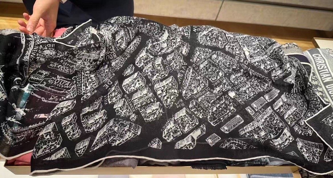 Dior Dior Black Scarf XS Men Size ONE SIZE - 2 Thumbnail