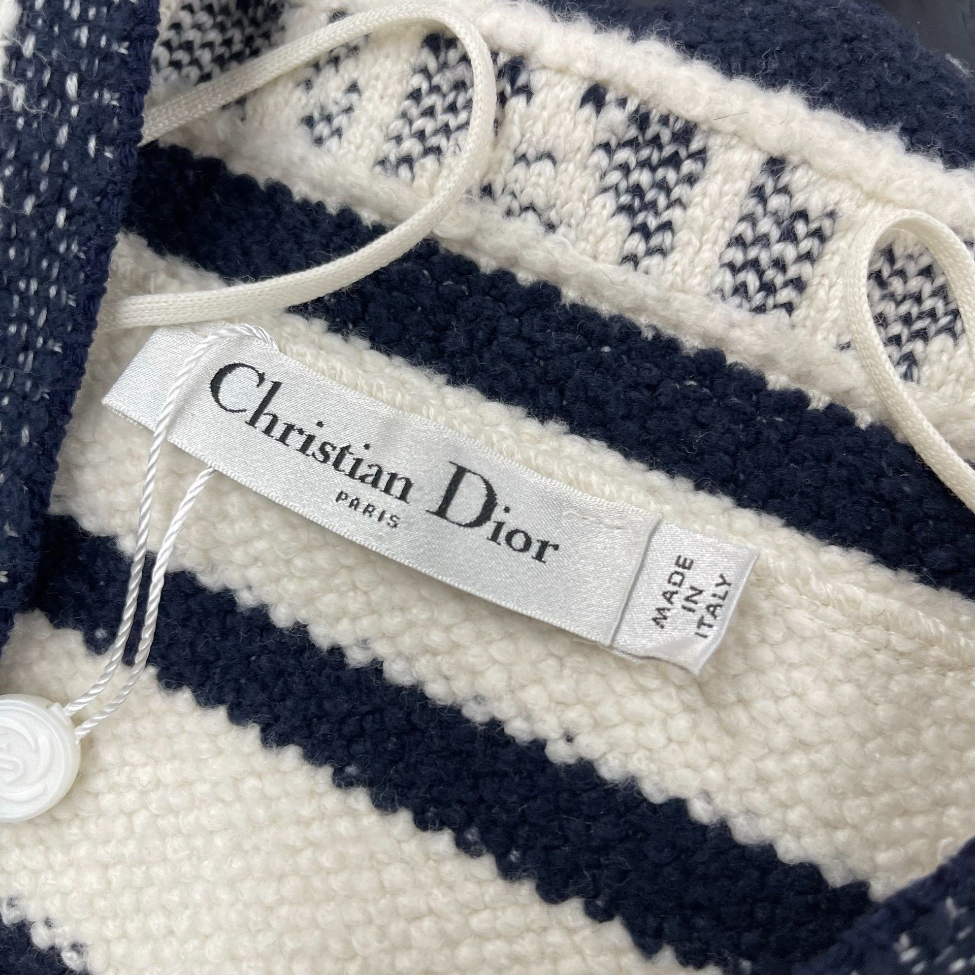 Dior Dior Retro Striped Blue Skirt 36 Women Size 36" / US 14 / IT 50 - 3 Thumbnail