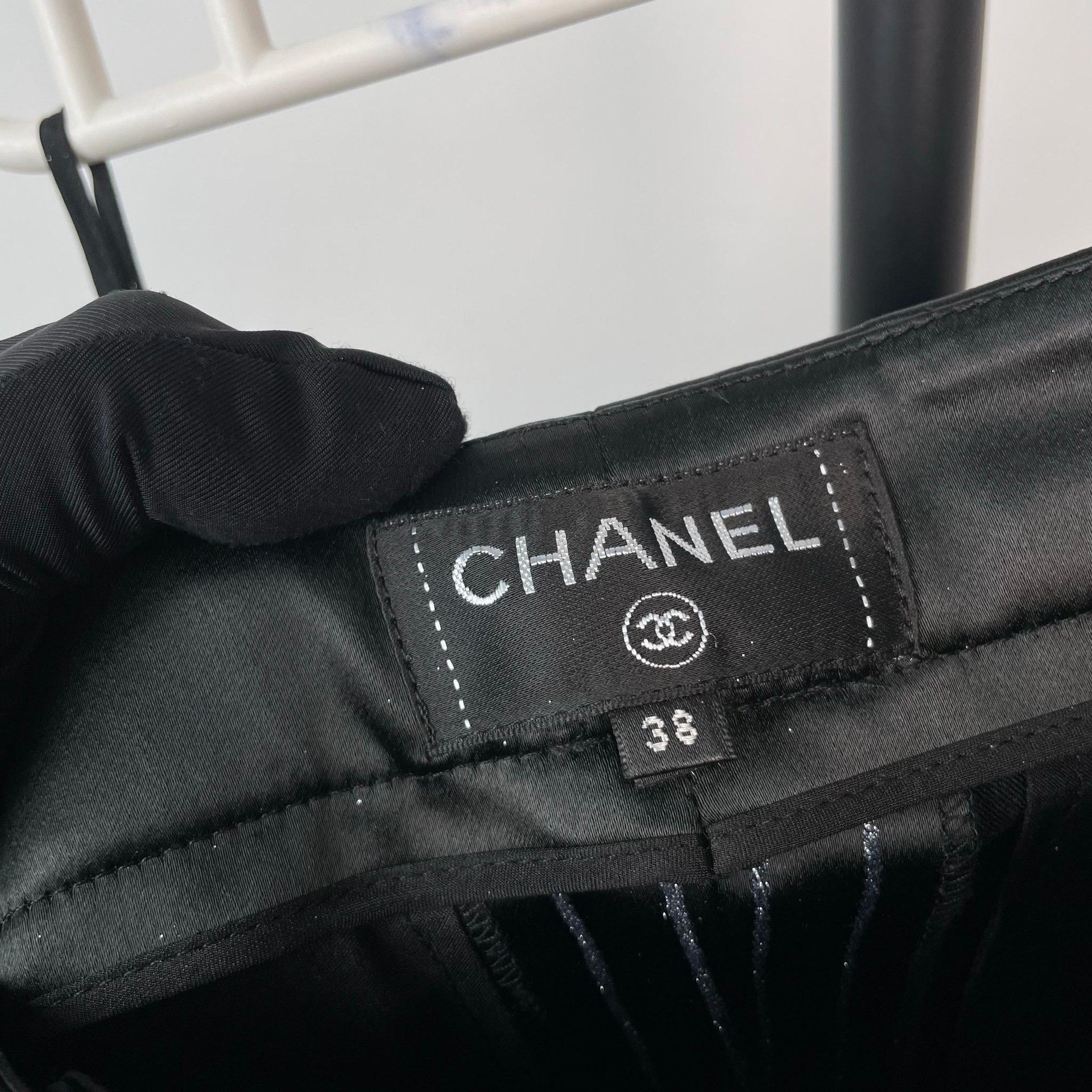 Chanel Chanel Blue Pants 38 Women Size 38" / US 16 / IT 52 - 4 Thumbnail
