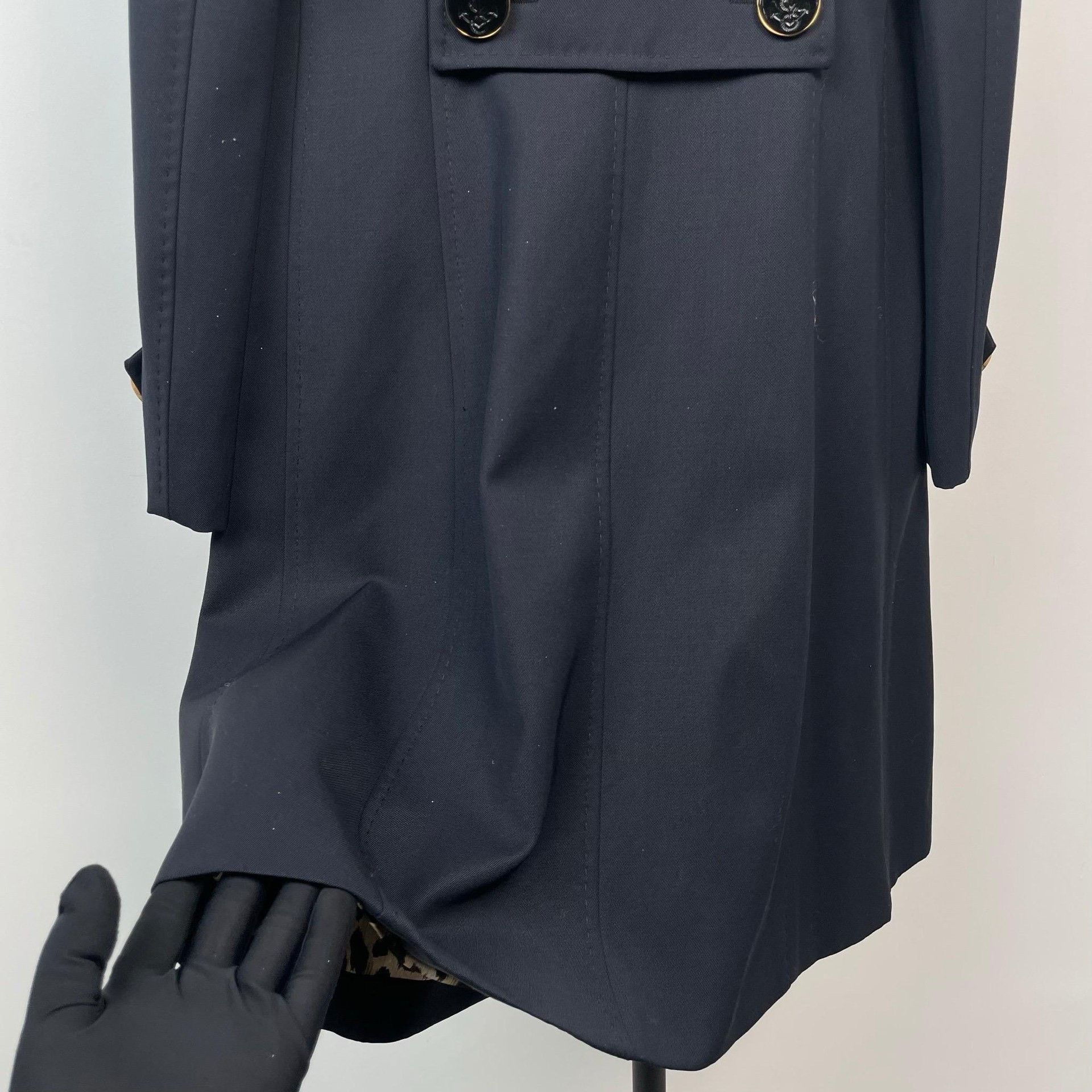 Chanel Chanel Black Coat 38 Women Size S / US 4 / IT 40 - 3 Thumbnail
