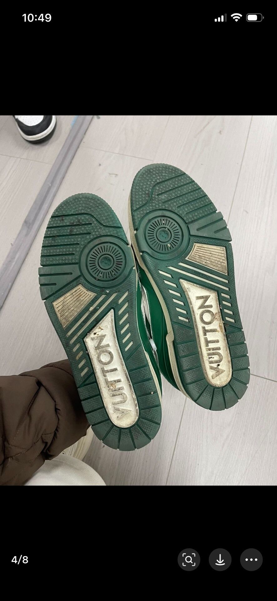 Louis Vuitton Louis Vuitton Green Lowtop Sneakers 5.5 Men Size US 5.5 / EU 38 - 4 Thumbnail
