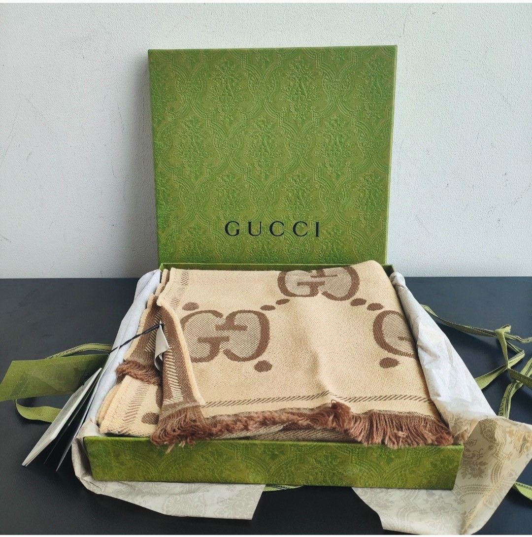 Gucci Gucci Wool Scarf 36.5 Men Size ONE SIZE - 2 Thumbnail