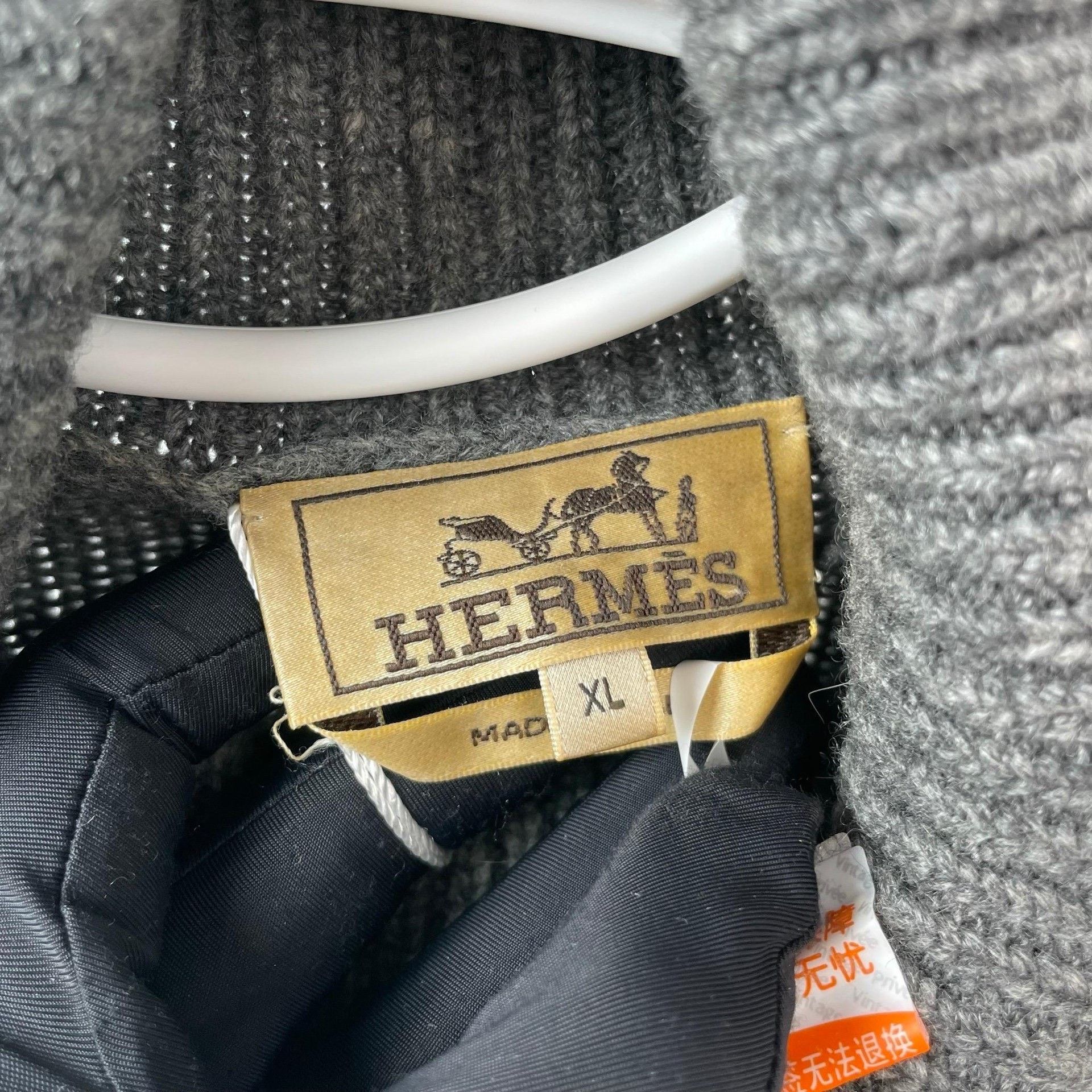 Hermes Hermes Gray Sweater XL Women Size XL / US 12-14 / IT 48-50 - 6 Thumbnail
