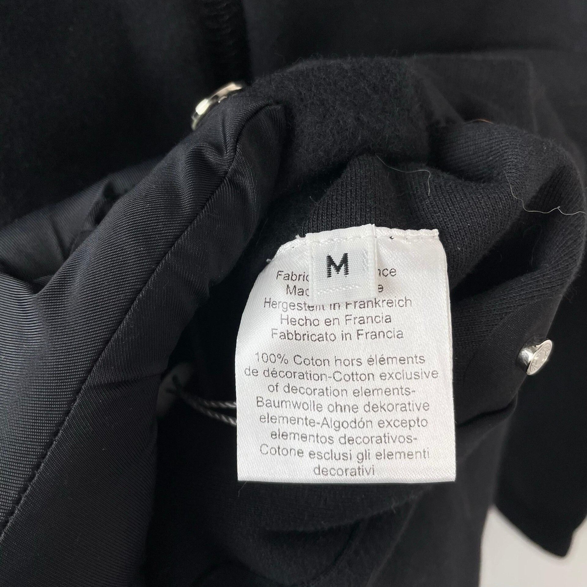 Hermes Hermes Black Hoodie M Men Size US M / EU 48-50 / 2 - 6 Thumbnail