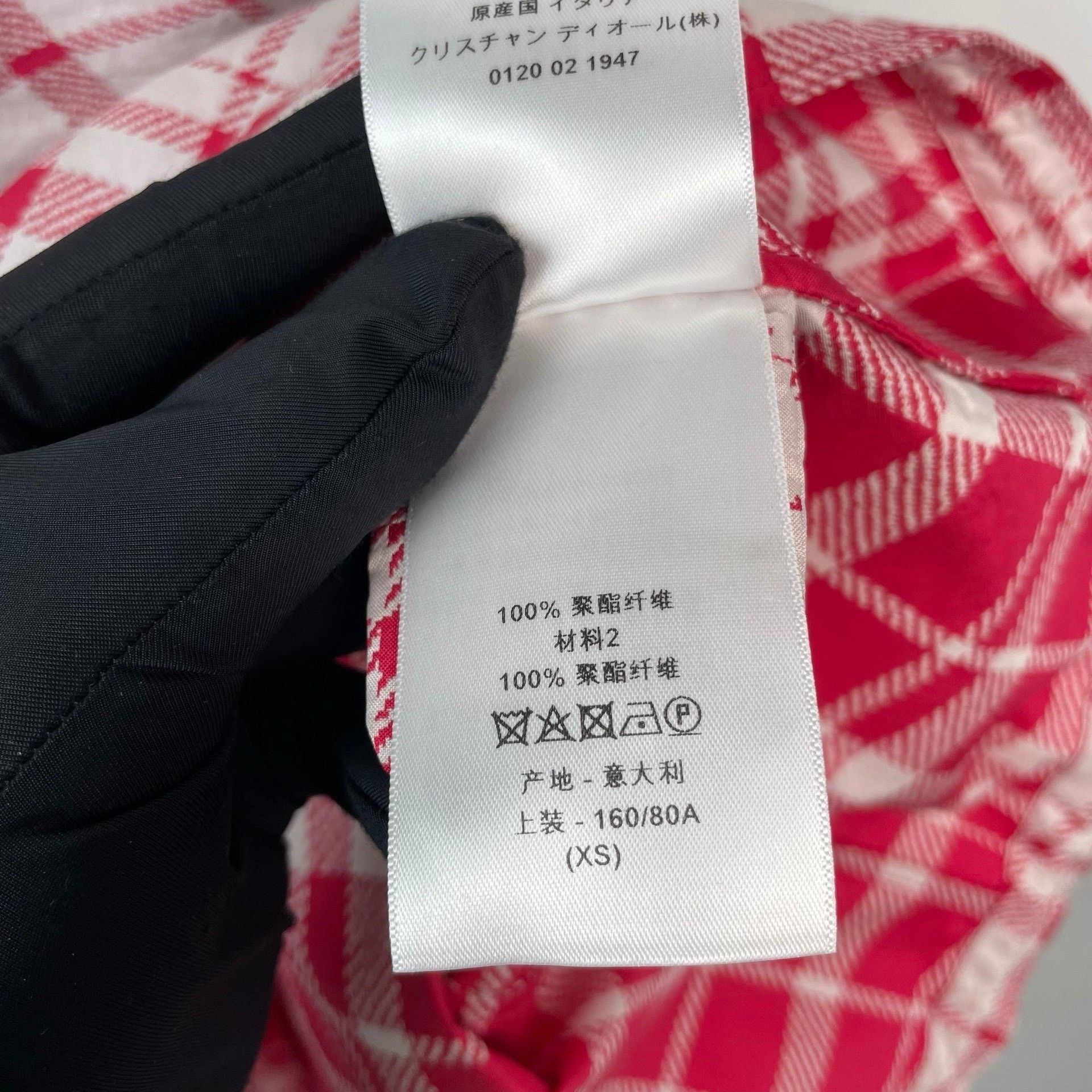 Dior Dior Retro Plaid Red Light Jacket XS Men Size US XS / EU 42 / 0 - 8 Thumbnail