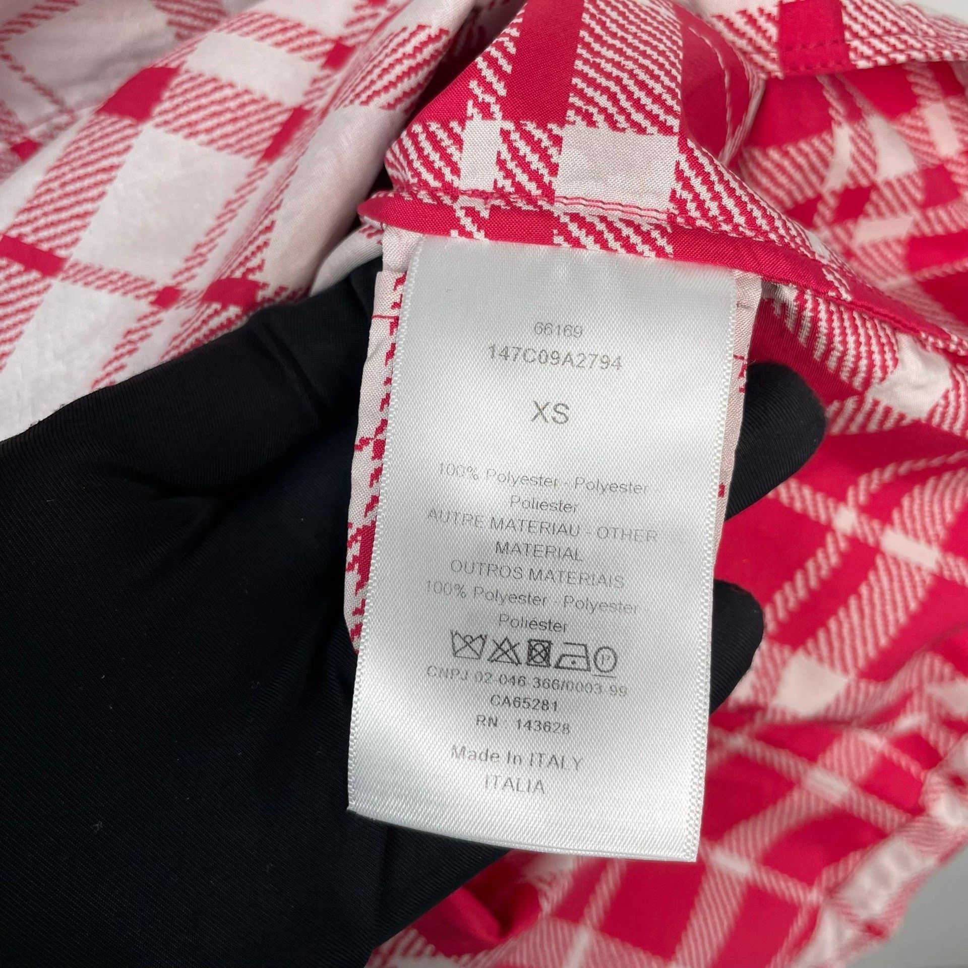 Dior Dior Retro Plaid Red Light Jacket XS Men Size US XS / EU 42 / 0 - 7 Thumbnail